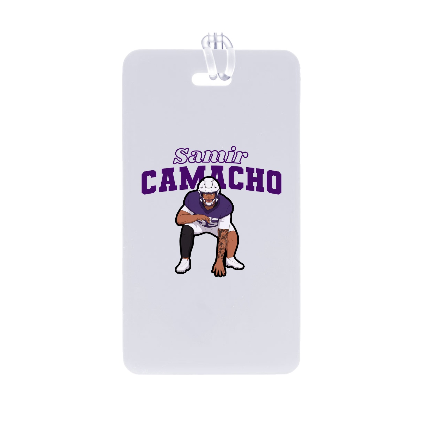 Bag Tag — Name Arch in Classic