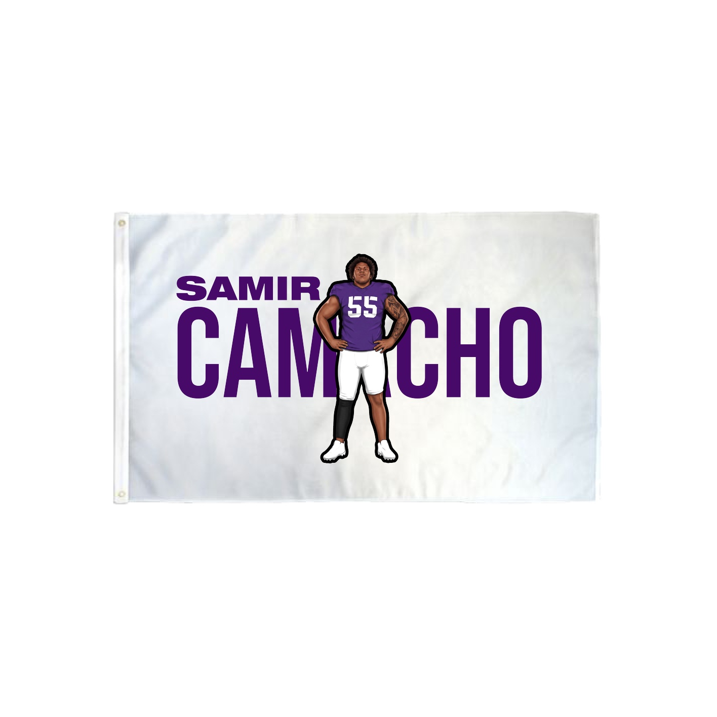 3x5 Flag — Player Name in Classic