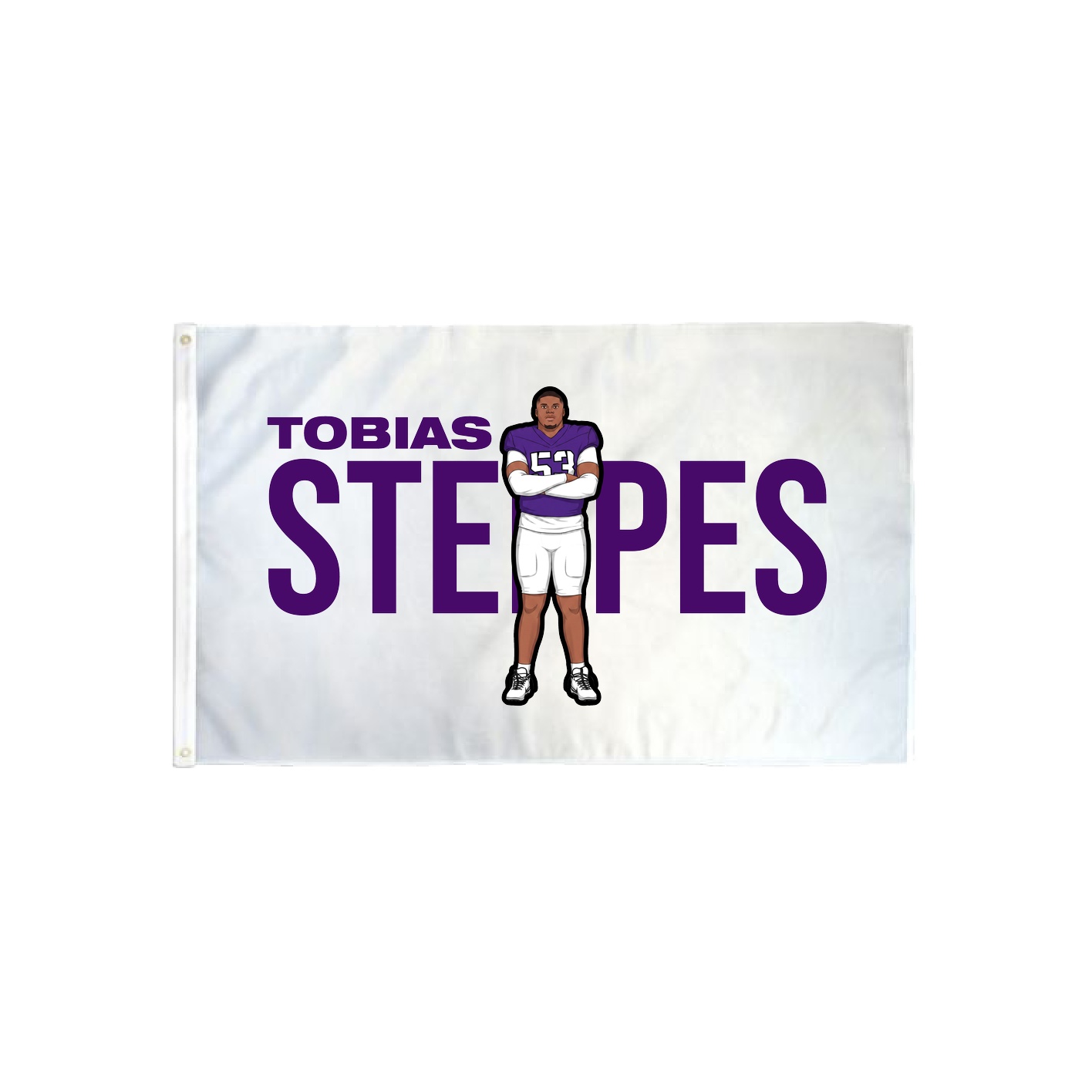 3x5 Flag — Player Name in Classic
