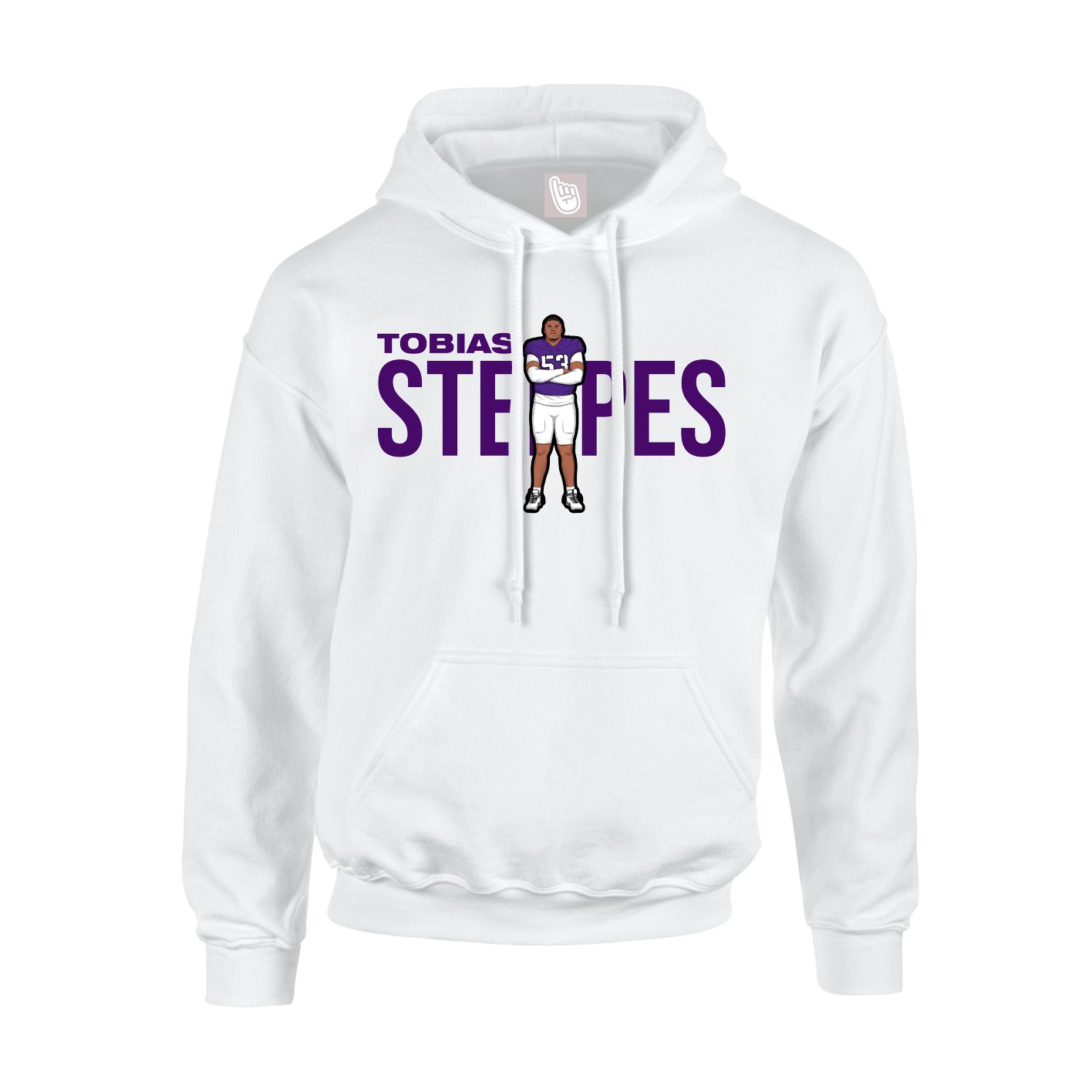 Hoodie — Player Name in White