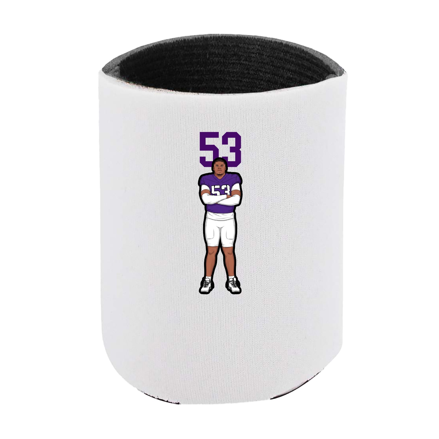 Can Holder — Number Top in White