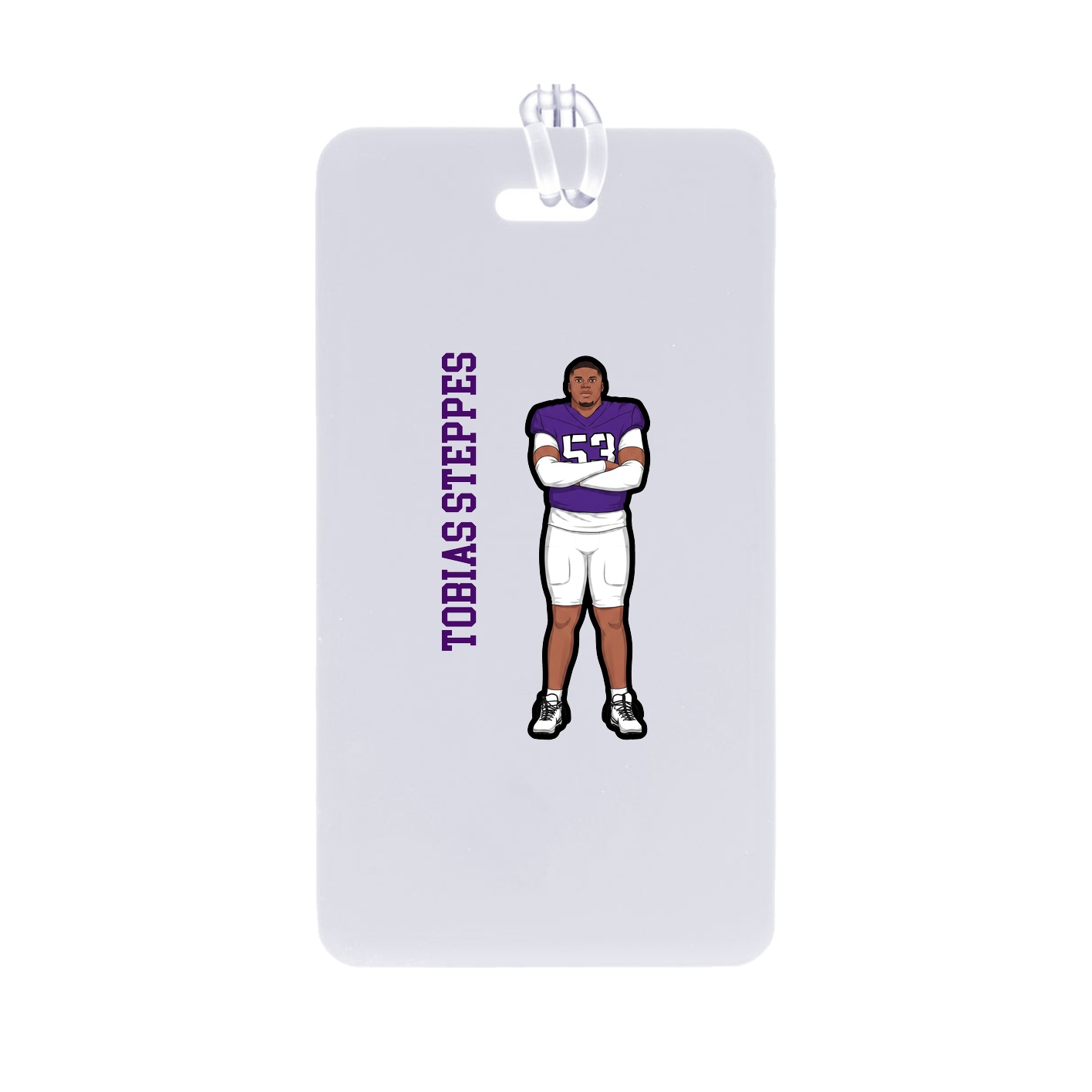 Bag Tag — Name Vertical in Classic