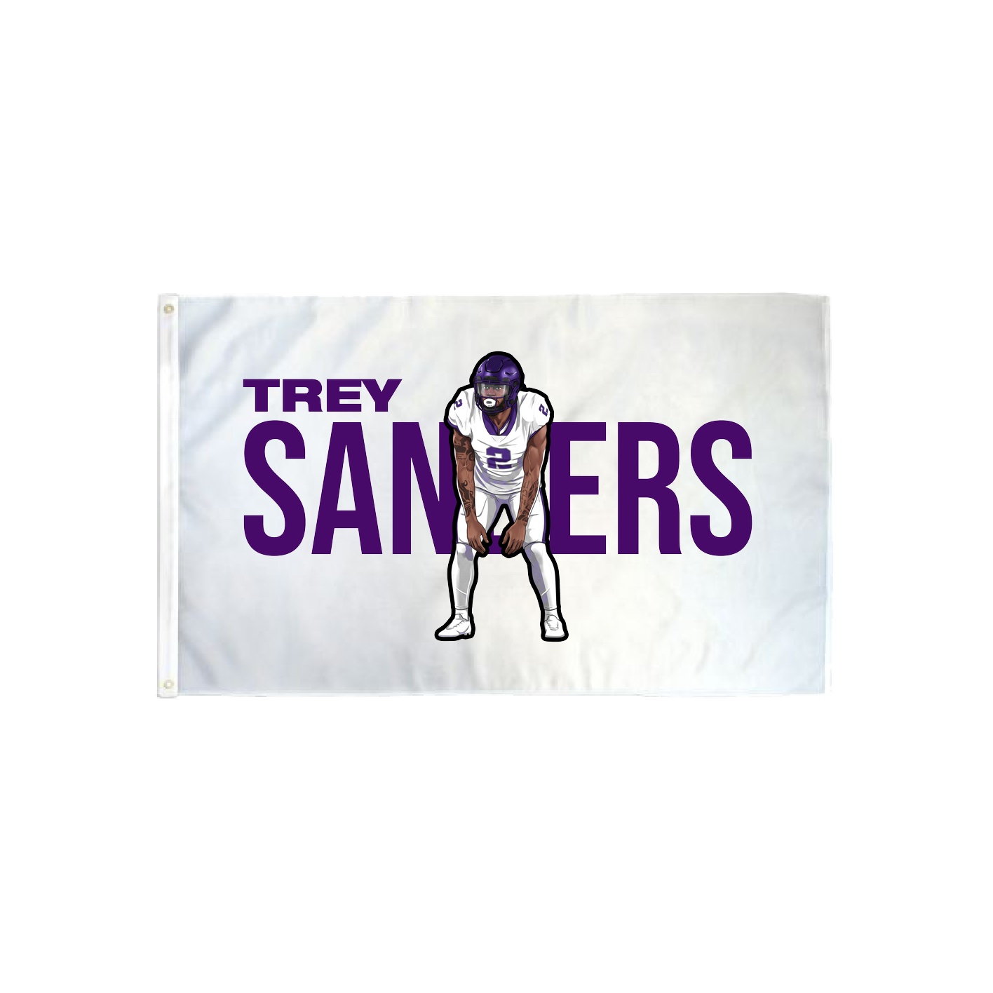 3x5 Flag — Player Name in Classic