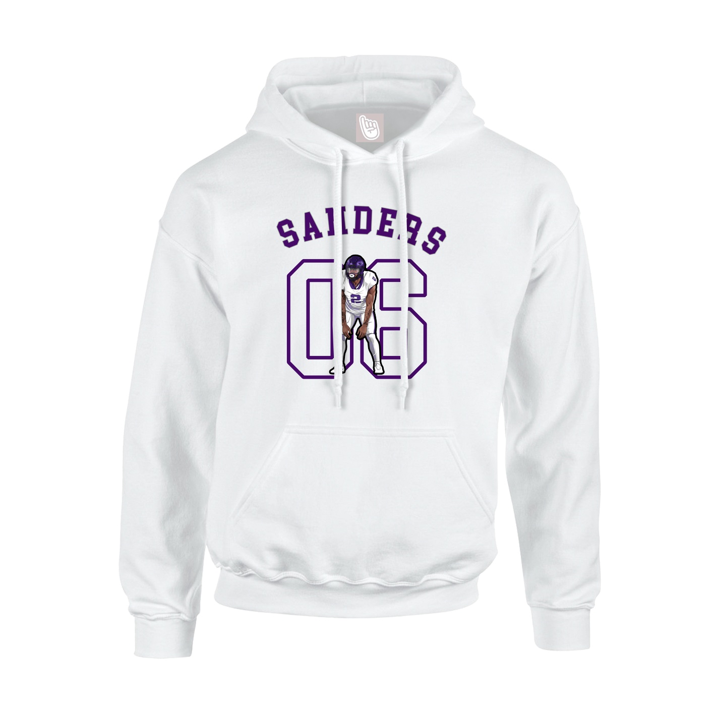 Hoodie — Shirsey Arch in White
