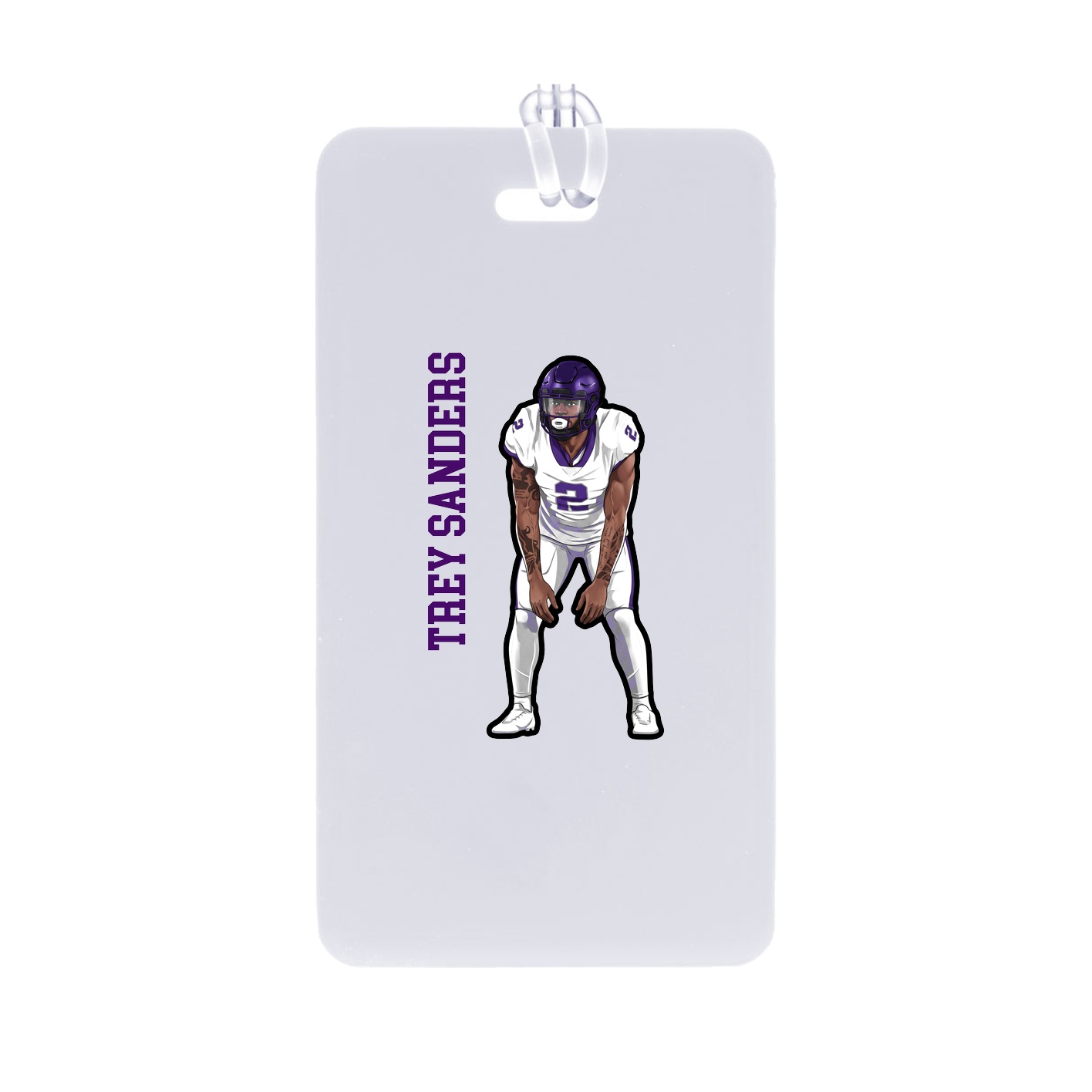 Bag Tag — Name Vertical in Classic