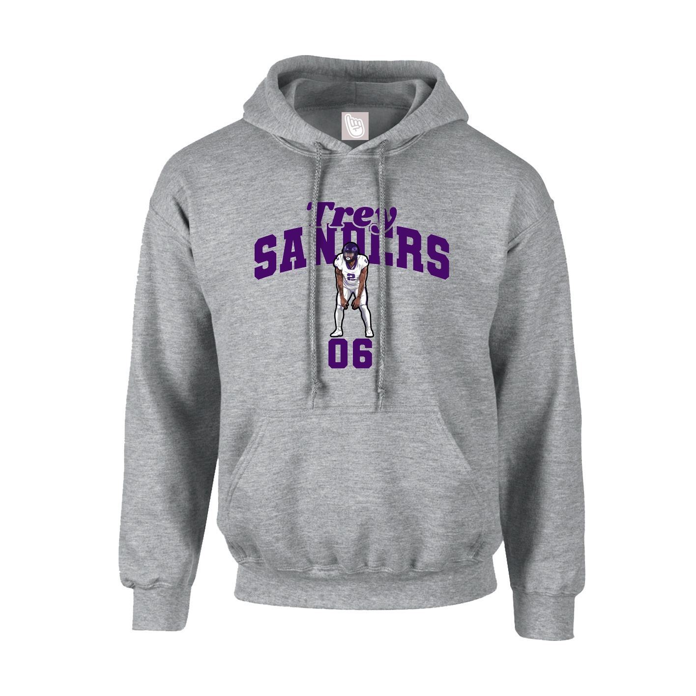 Hoodie — Signature Arch in Grey