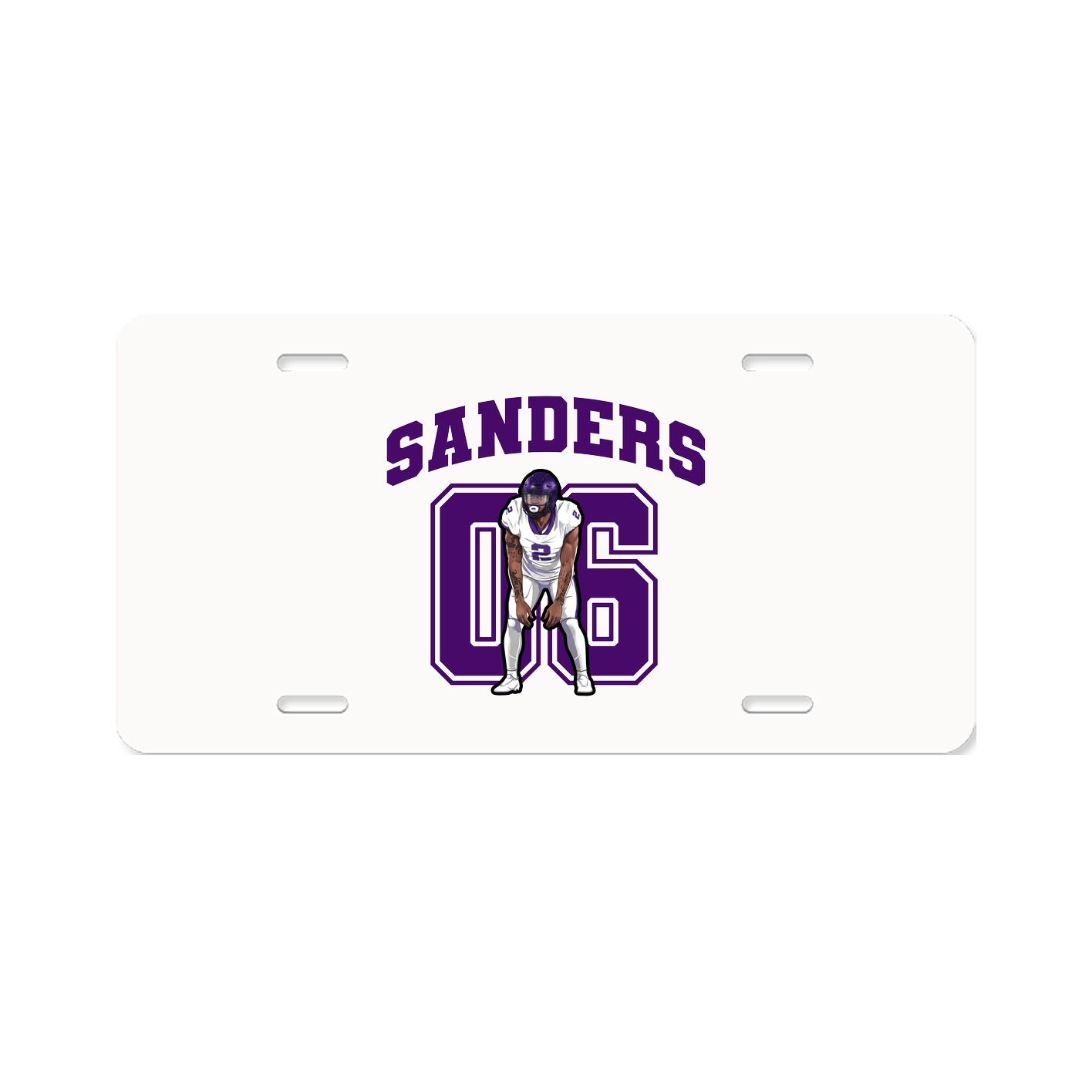 License Plate — Number in Classic