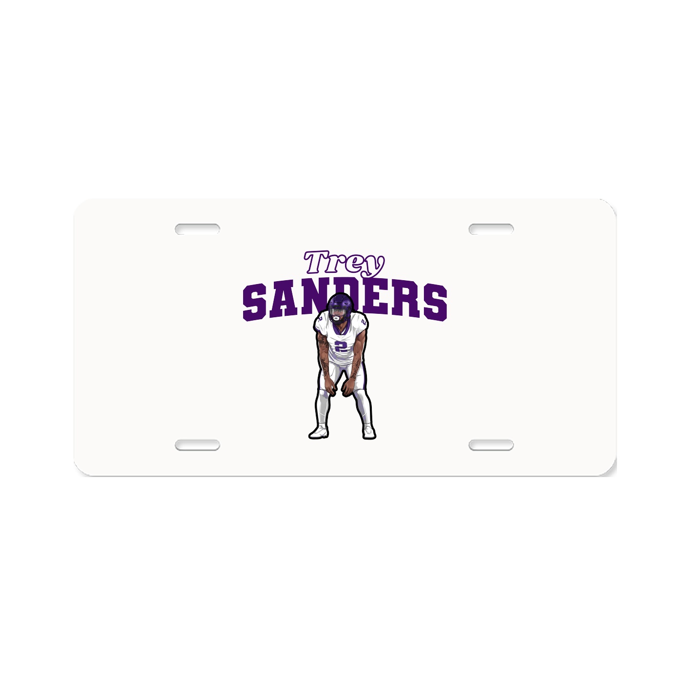 License Plate — Name Arch in Classic