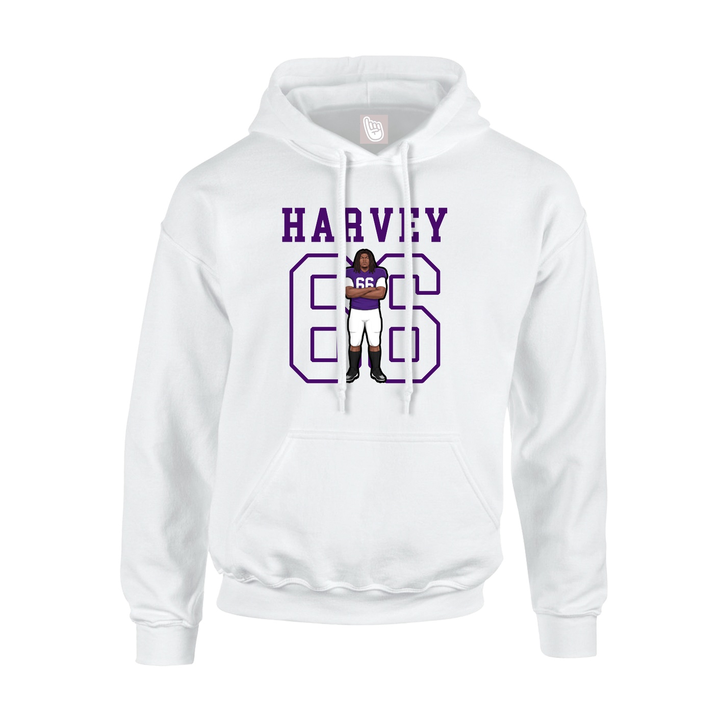 Youth Hoodie — Shirsey in White