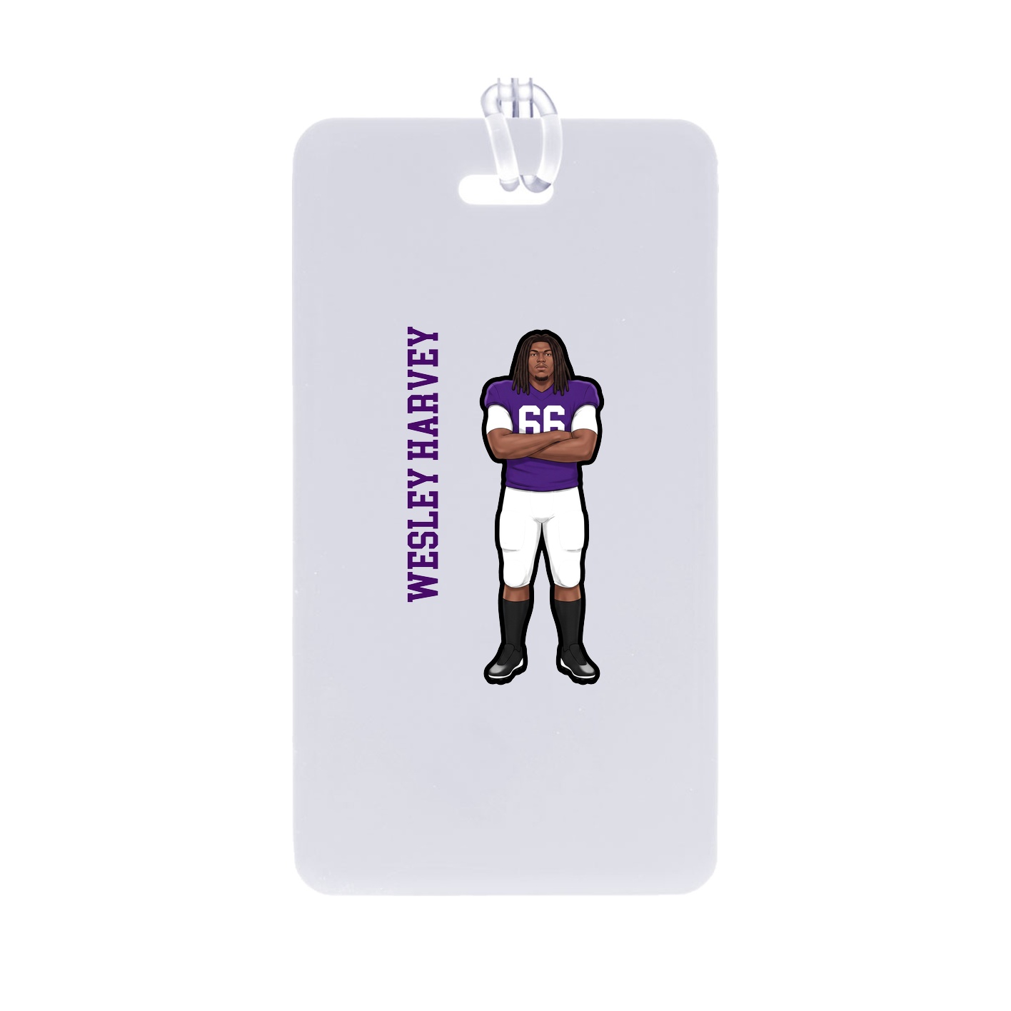 Bag Tag — Name Vertical in Classic