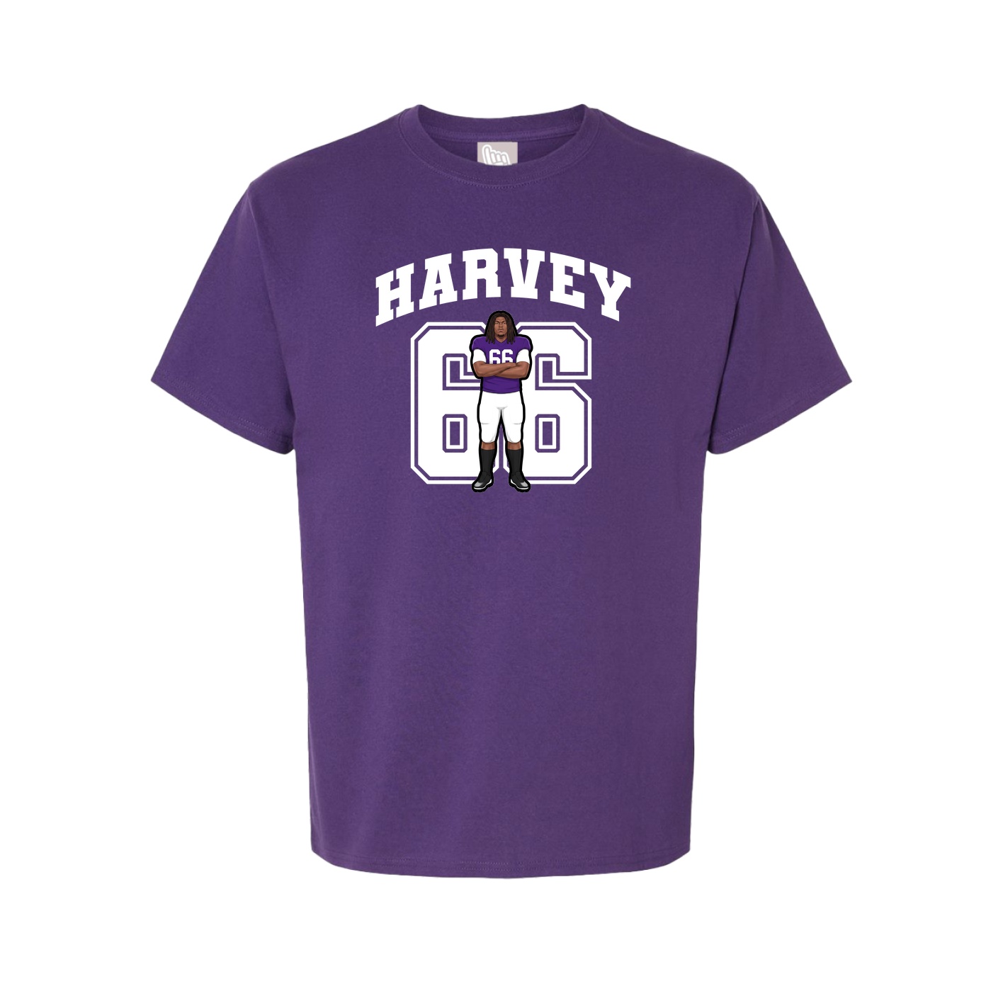 Tee — Number in Purple