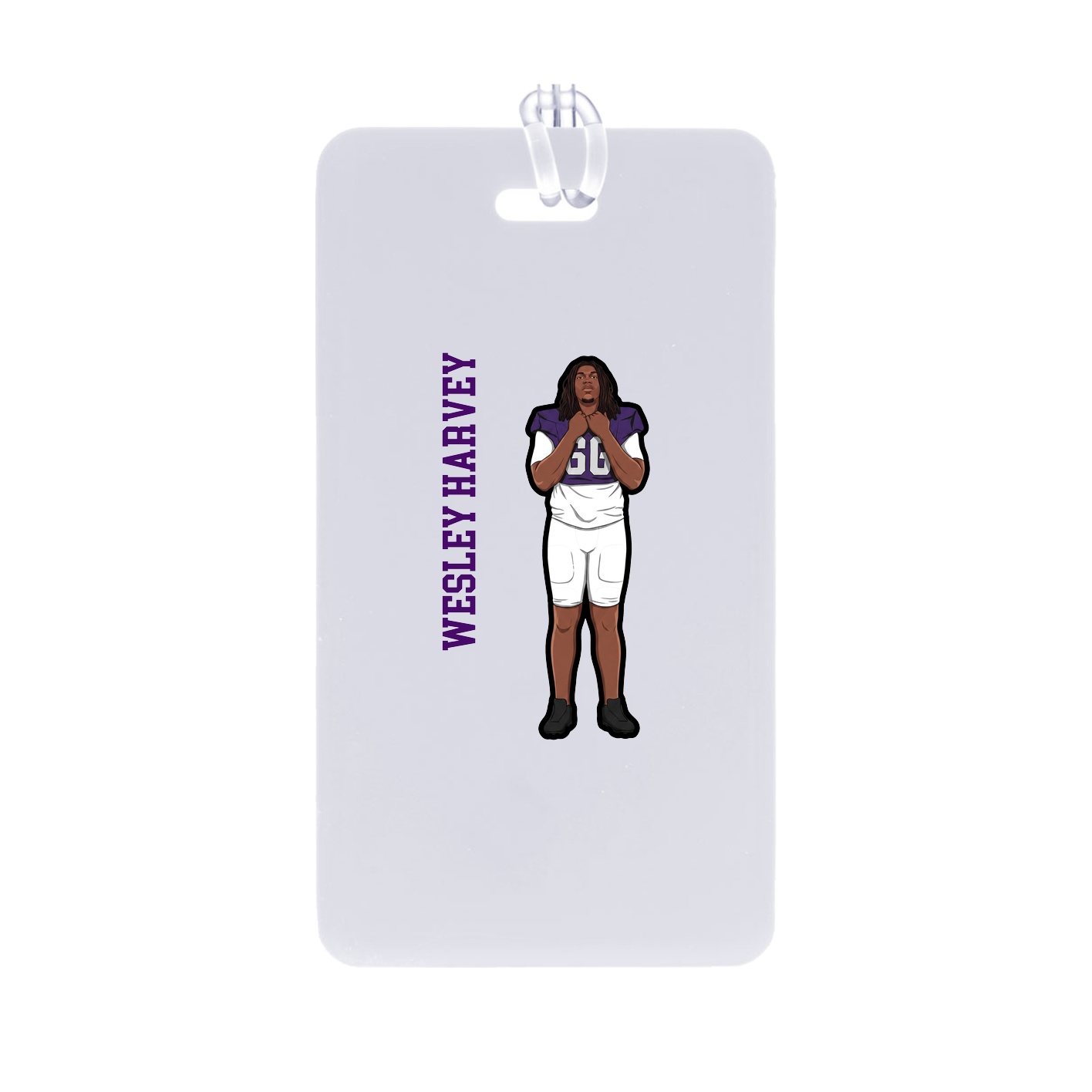 Bag Tag — Name Vertical in Classic