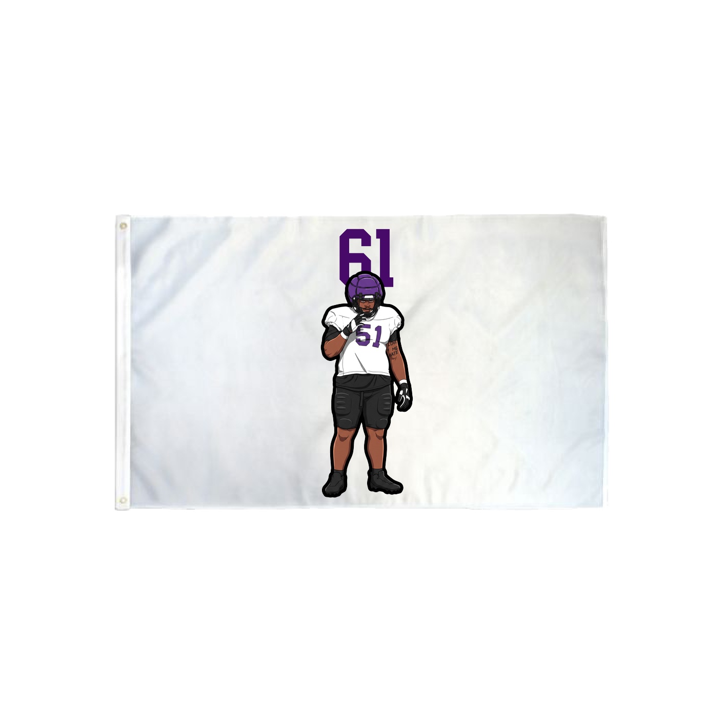 3x5 Flag — Number Top in Classic