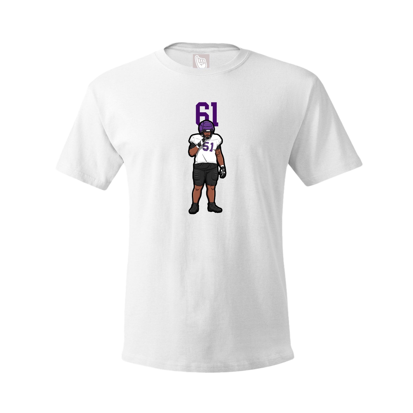 Tee — Number Top in White
