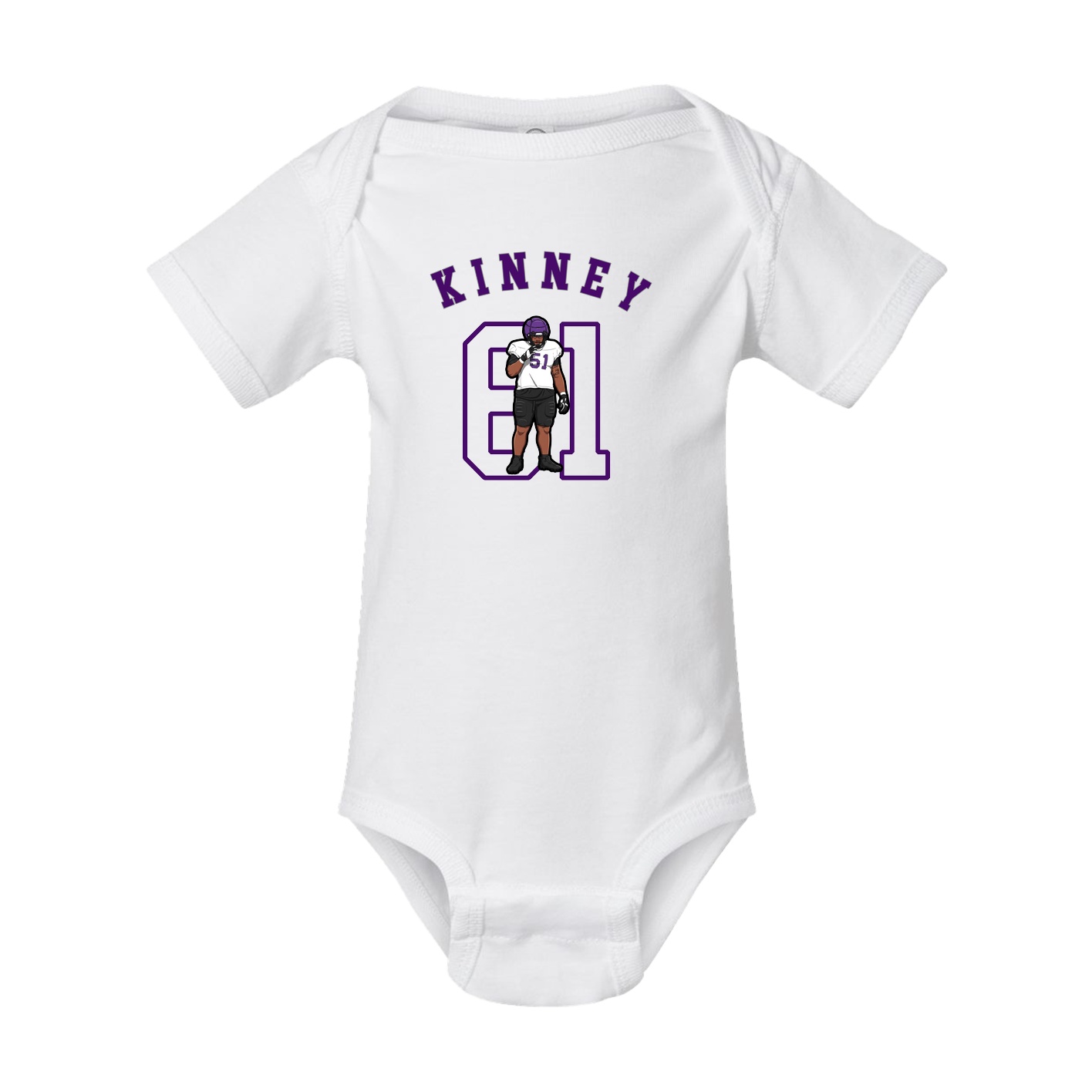 Baby Onesie — Shirsey Arch in White