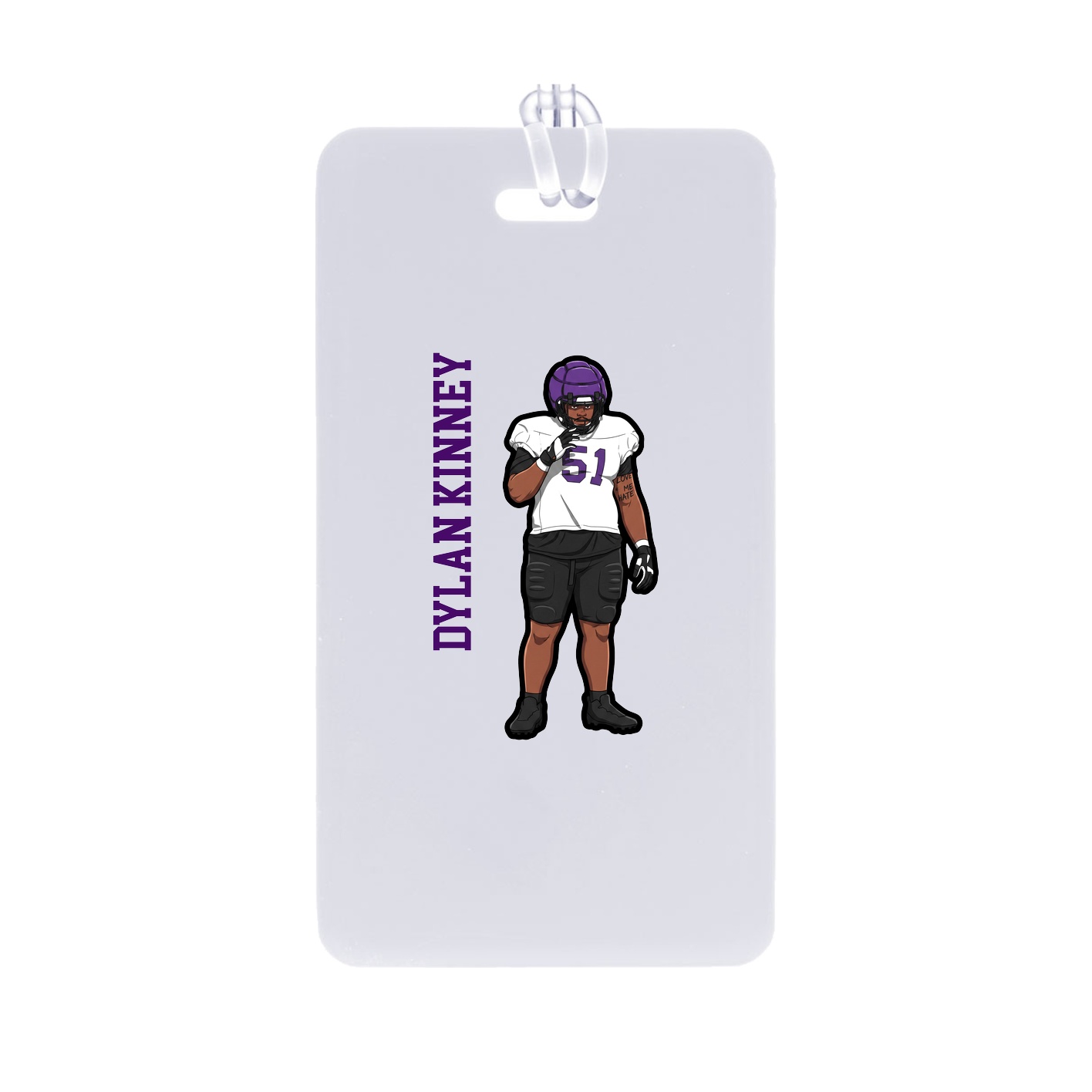 Bag Tag — Name Vertical in Classic