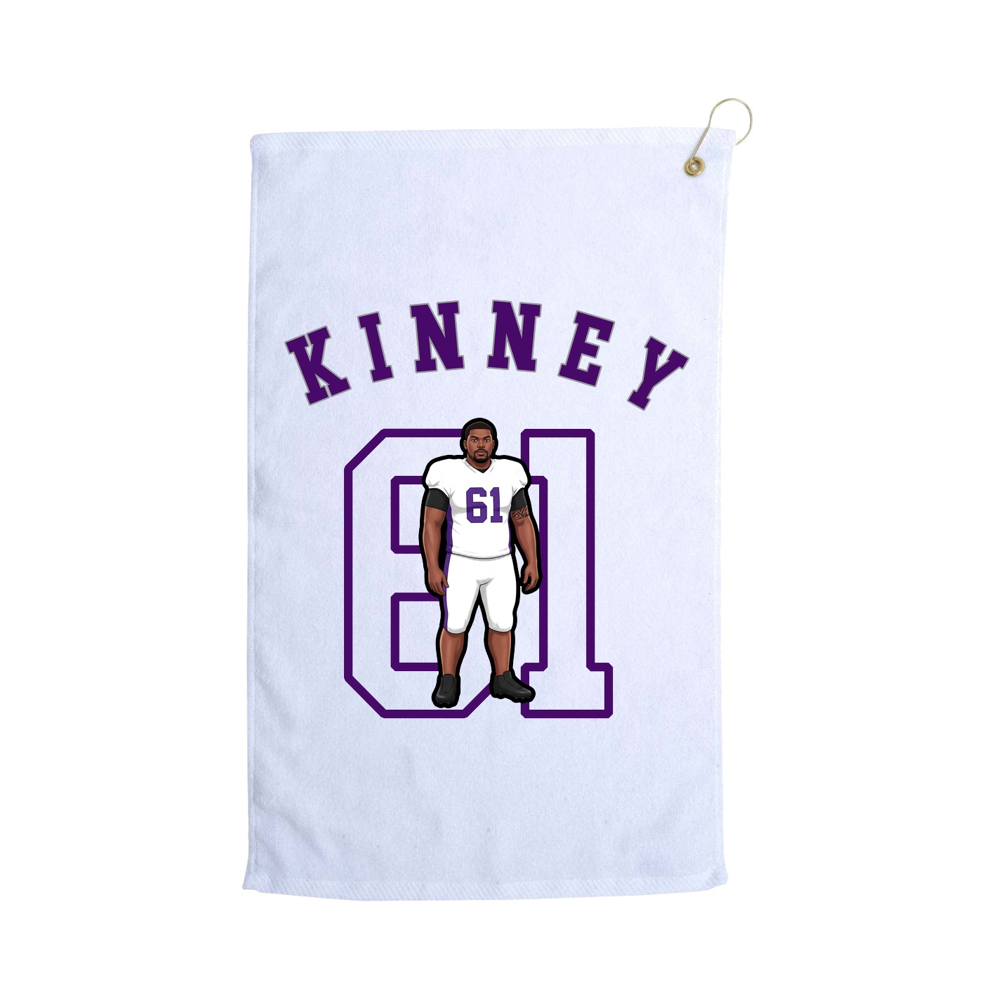Golf Towel — Shirsey Arch in White