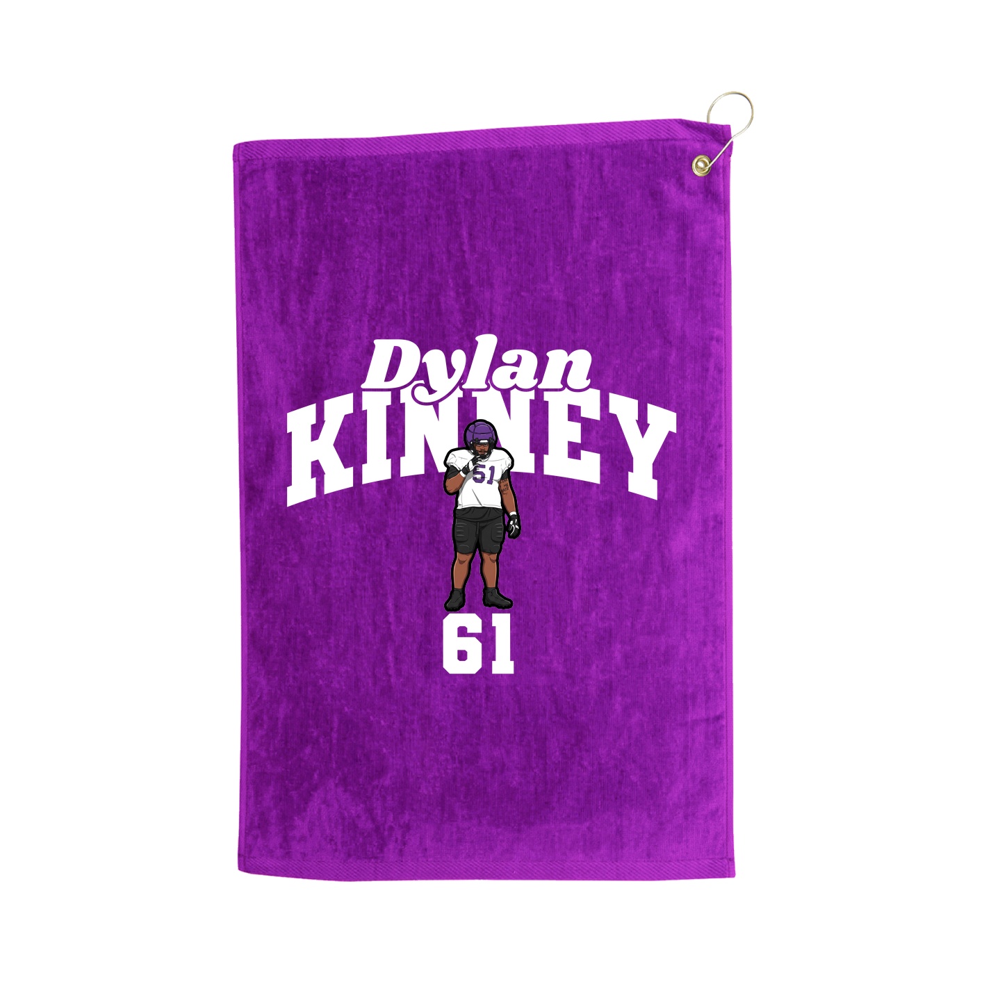 Golf Towel — Signature Arch in Purple