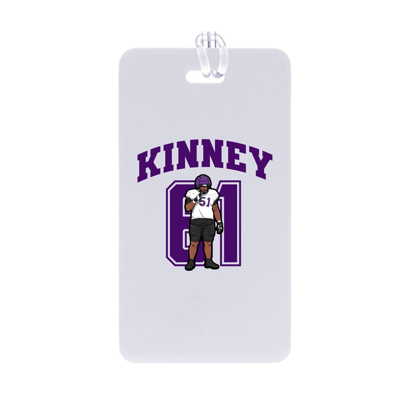 Bag Tag — Number in Classic