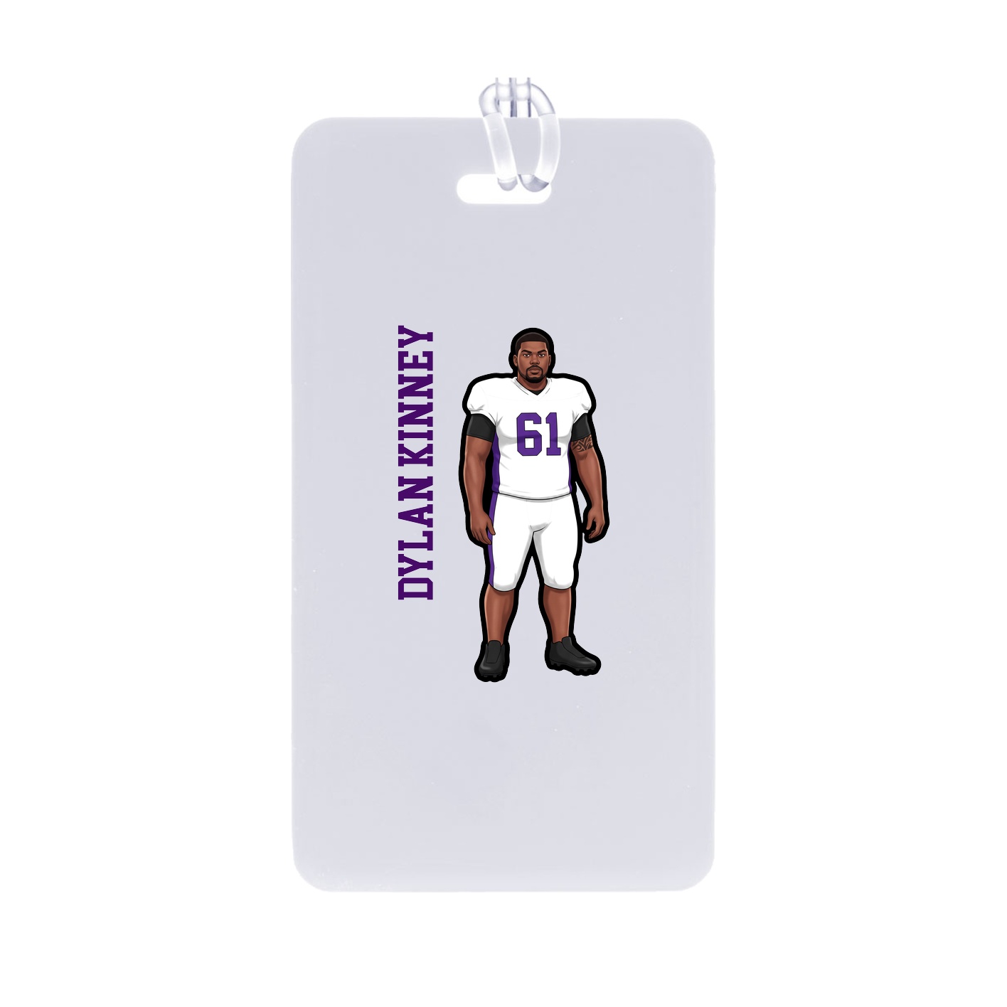 Bag Tag — Name Vertical in Classic