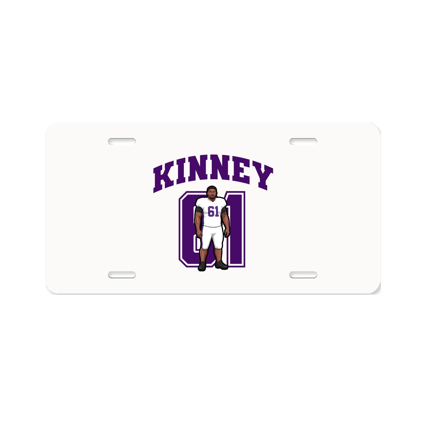 License Plate — Number in Classic