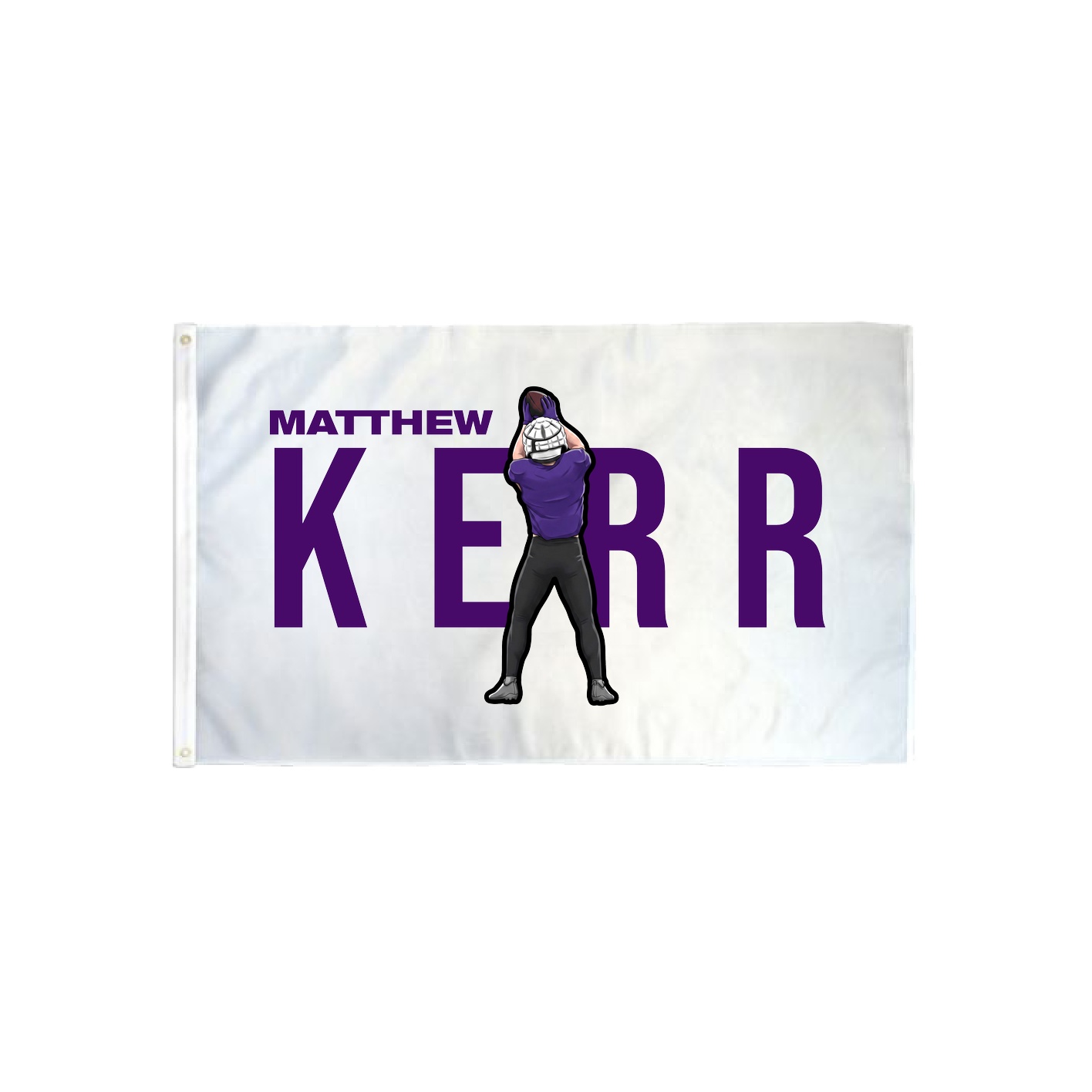 3x5 Flag — Player Name in Classic