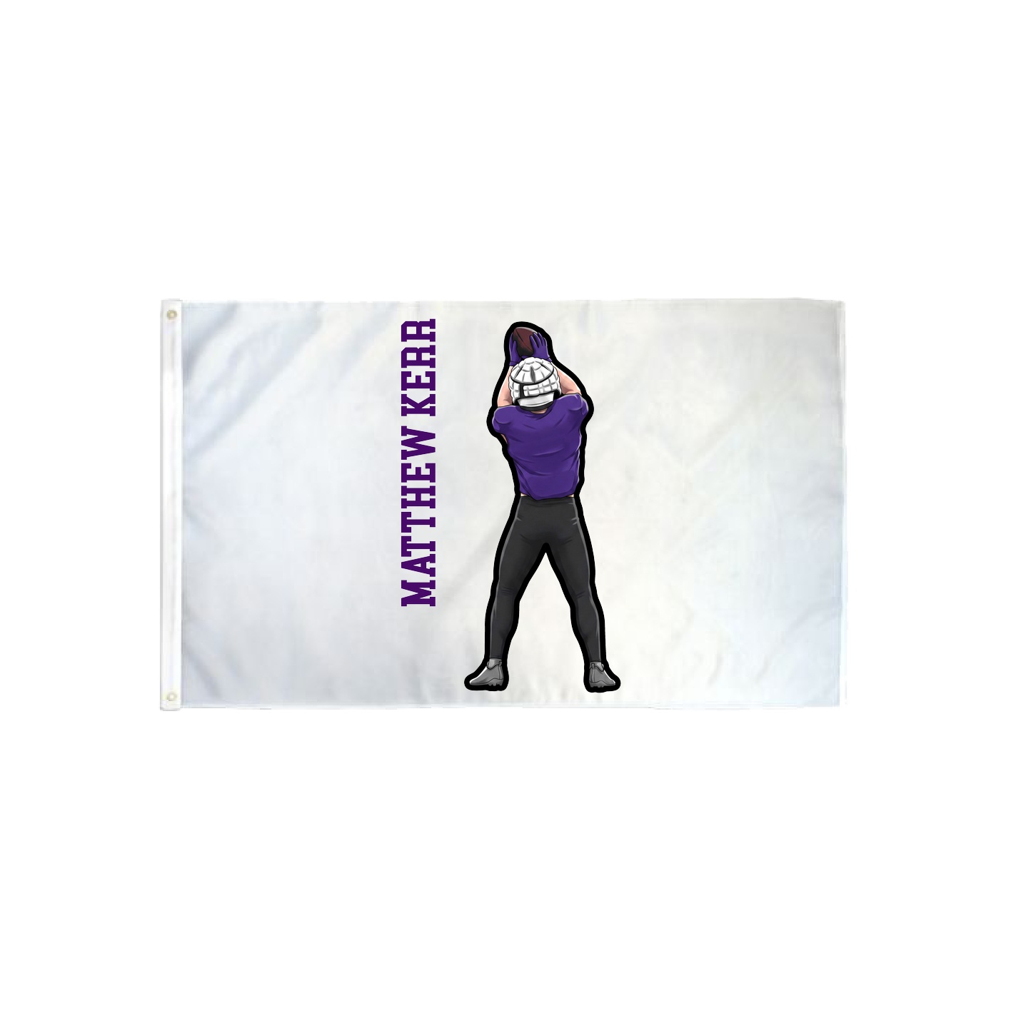 3x5 Flag — Name Vertical in Classic