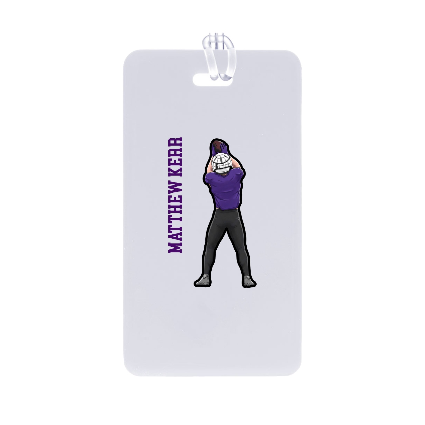 Bag Tag — Name Vertical in Classic