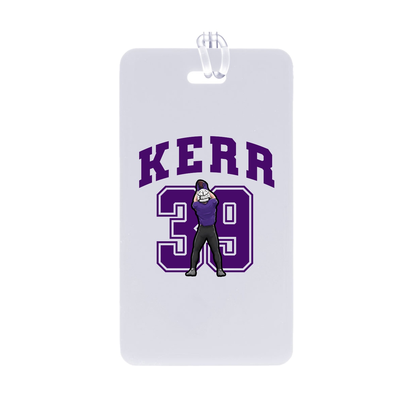 Bag Tag — Number in Classic