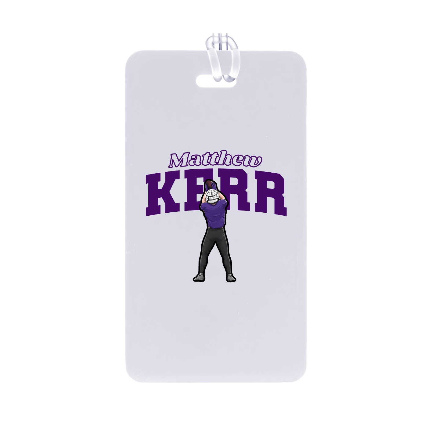 Bag Tag — Name Arch in Classic