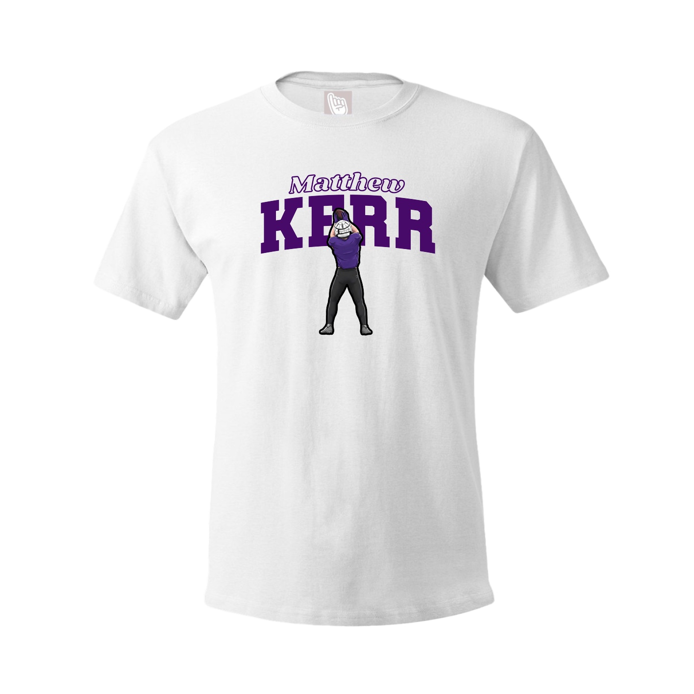 Tee — Name Arch in White