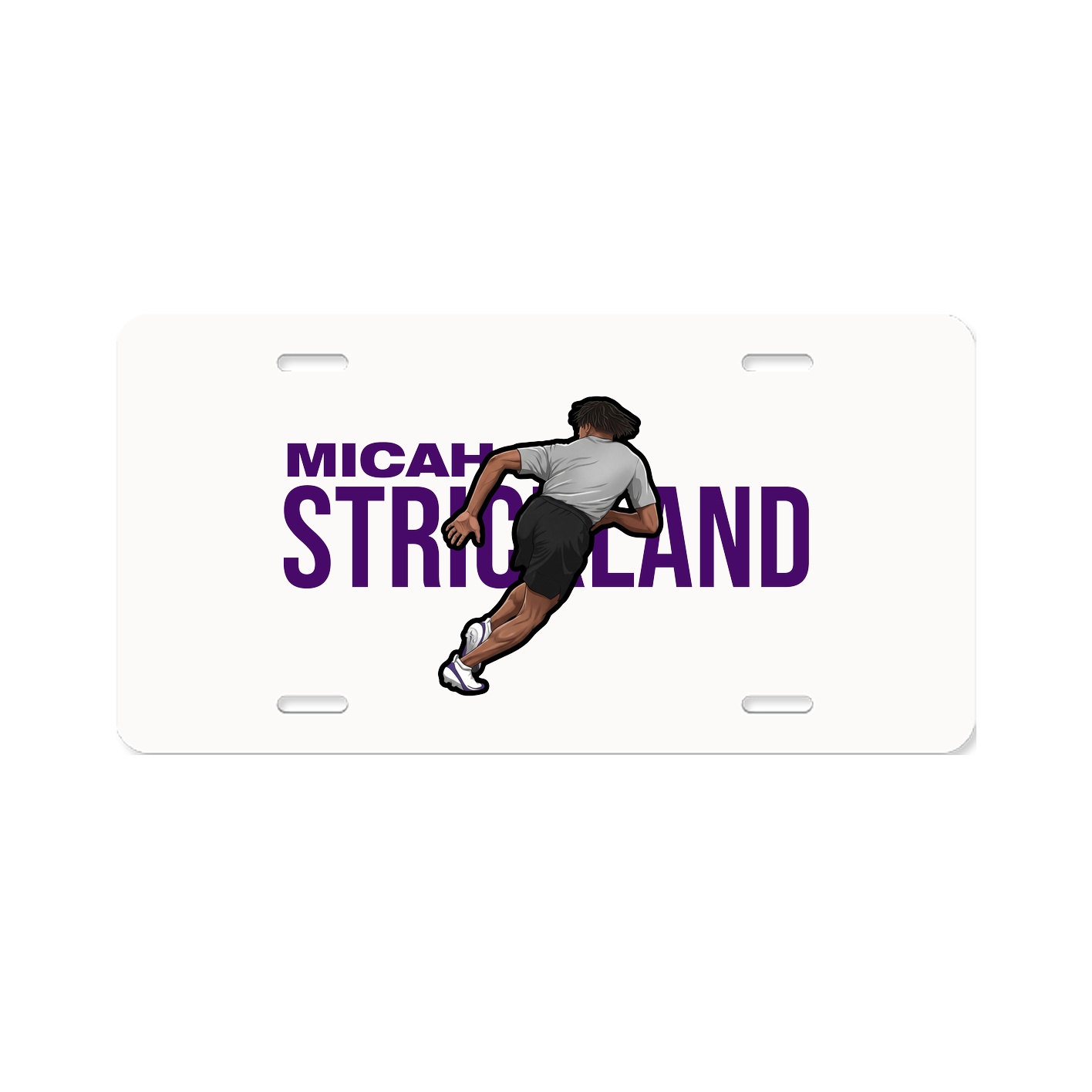 License Plate — Player Name in Classic