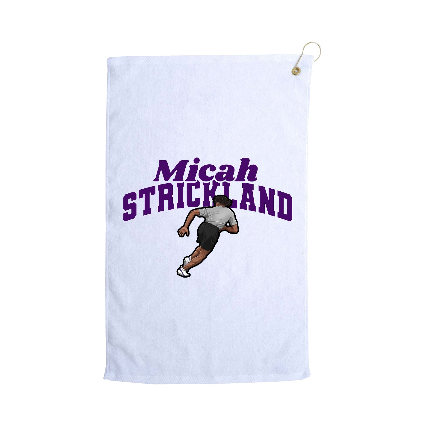 Golf Towel — Signature Arch in White