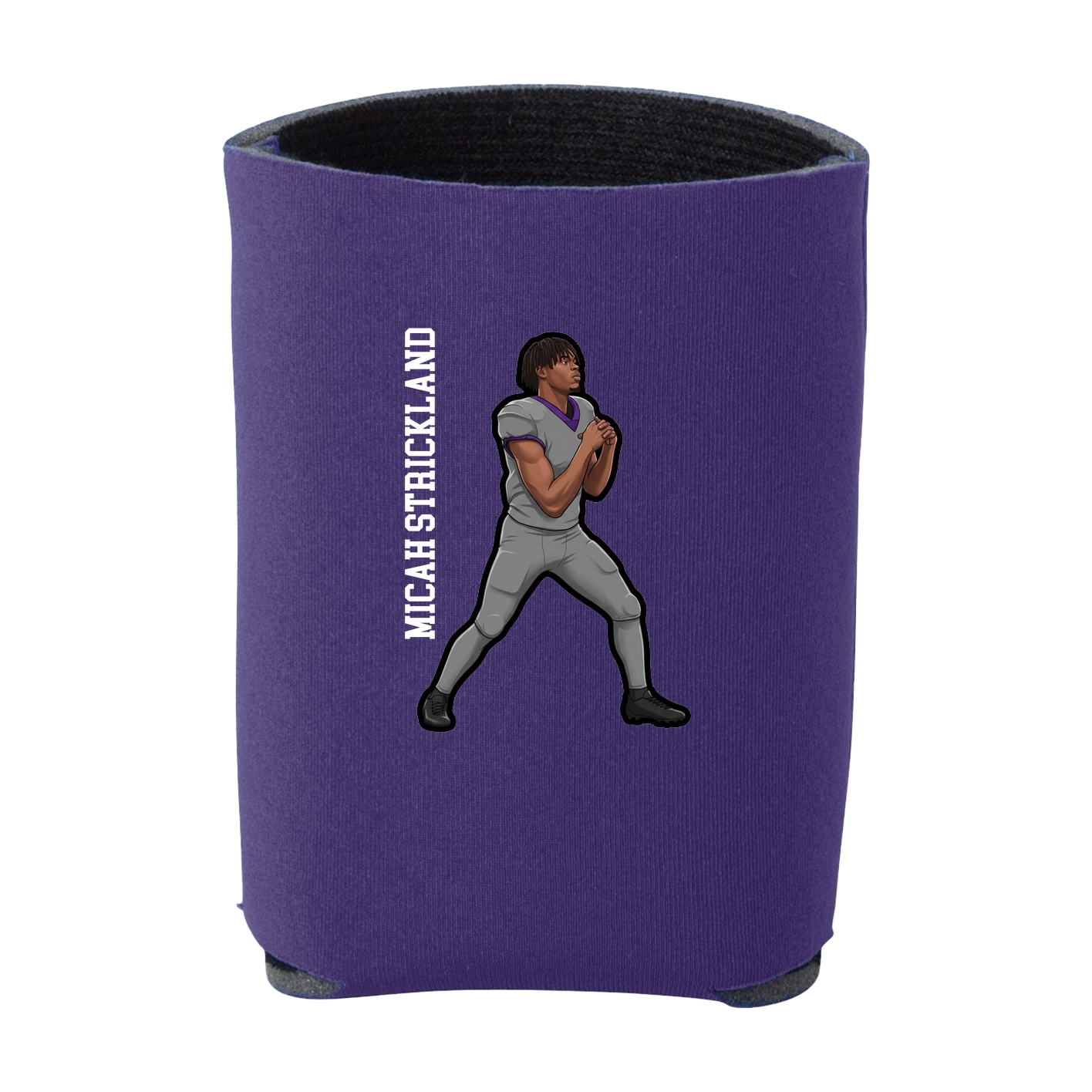 Can Holder — Name Vertical in Purple