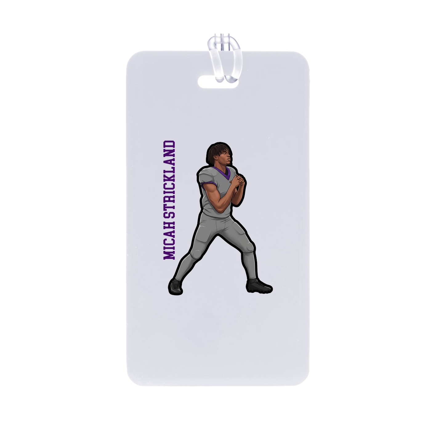 Bag Tag — Name Vertical in Classic
