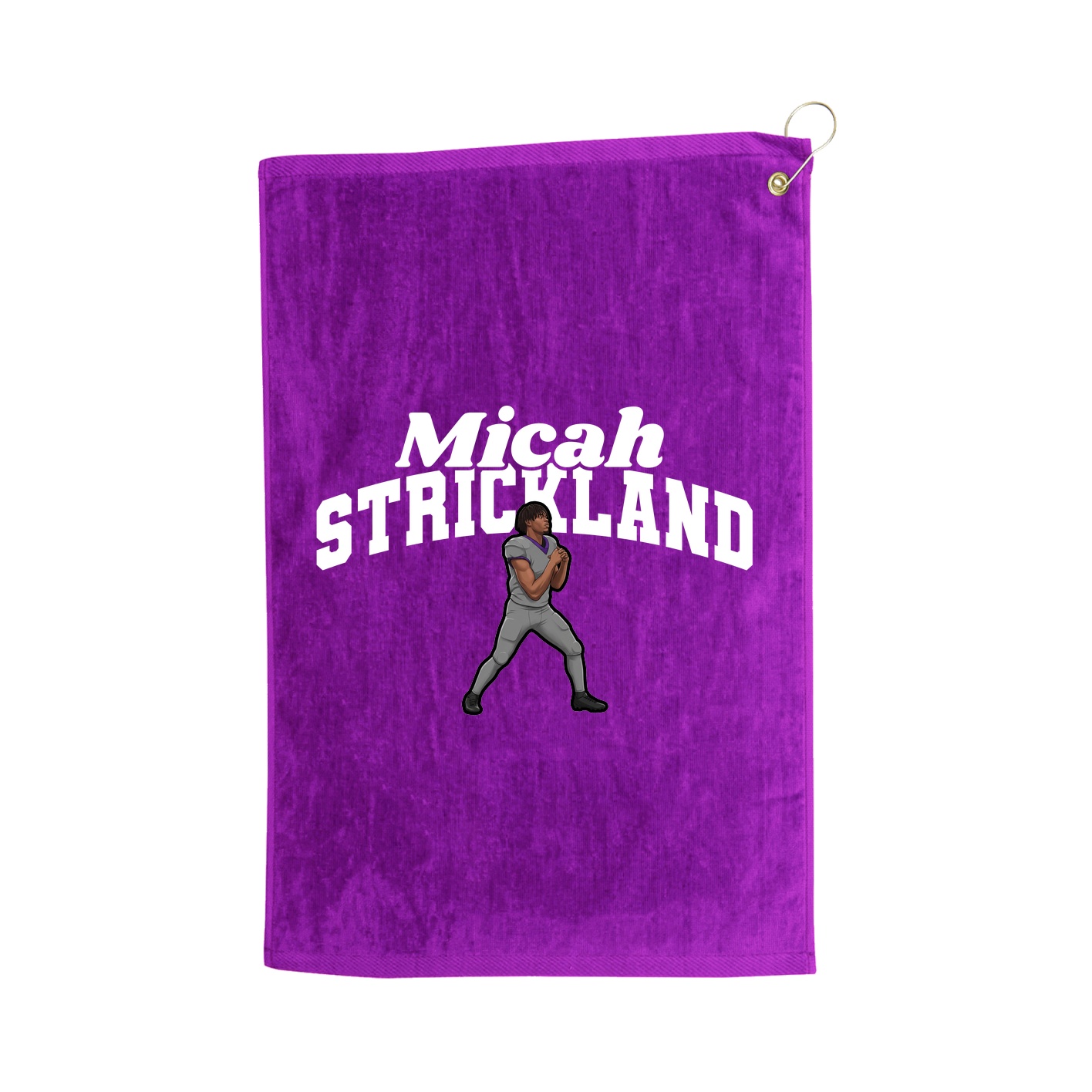 Golf Towel — Signature Arch in Purple