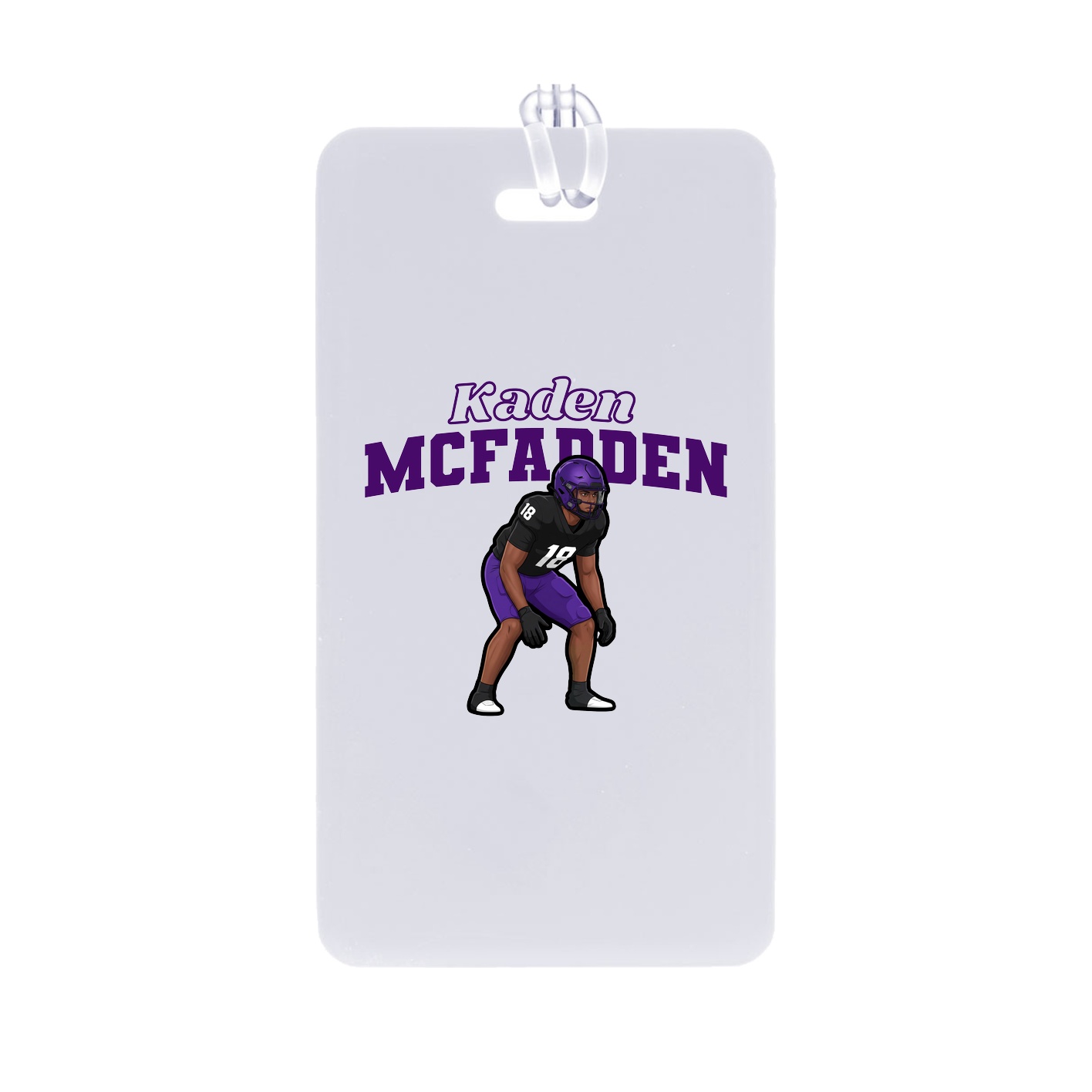 Bag Tag — Name Arch in Classic