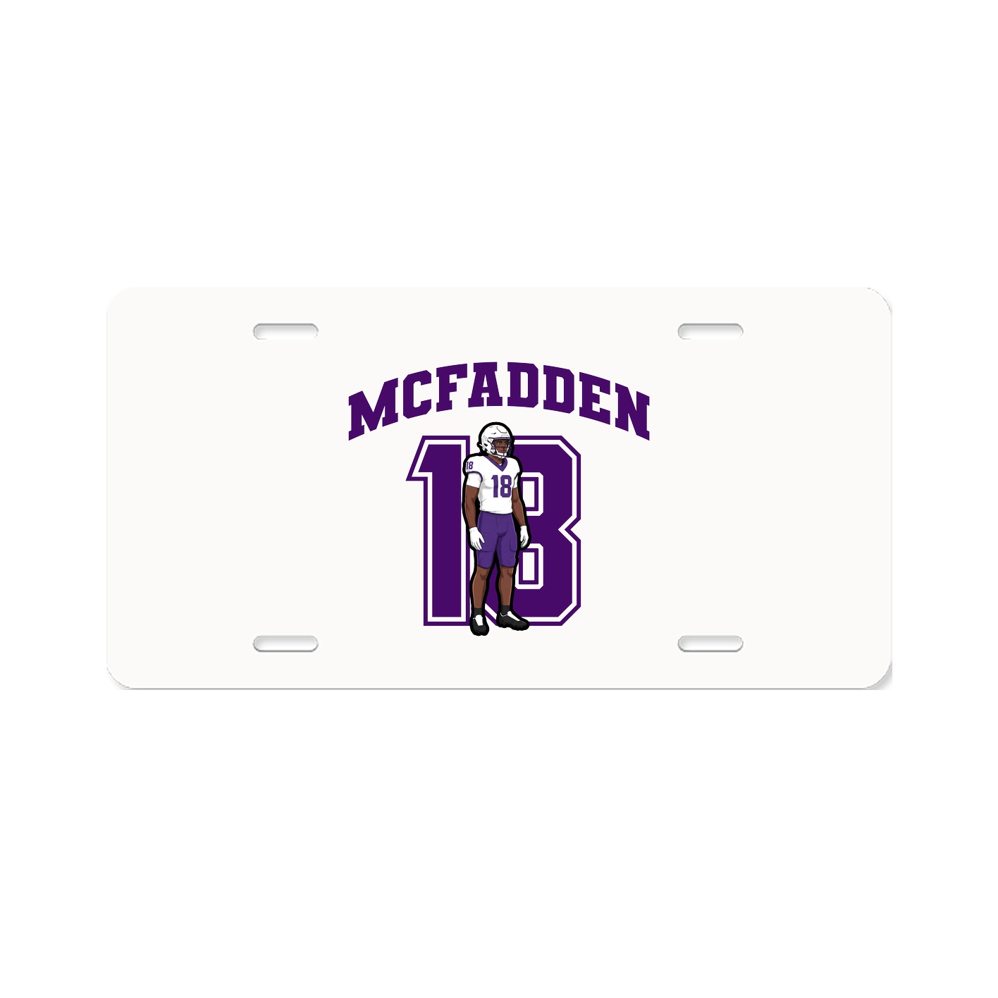 License Plate — Number in Classic