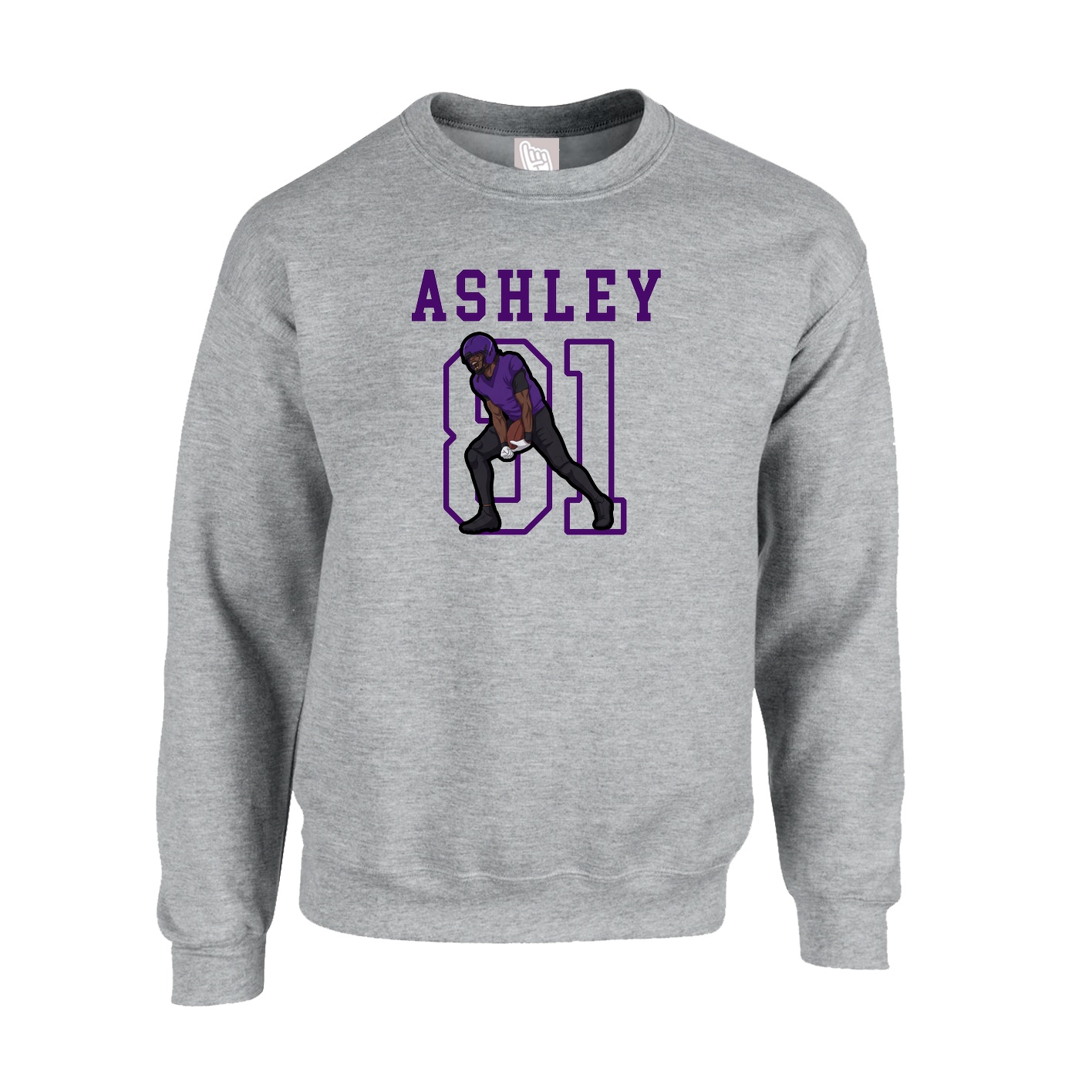 Fleece Crew — Shirsey in Grey