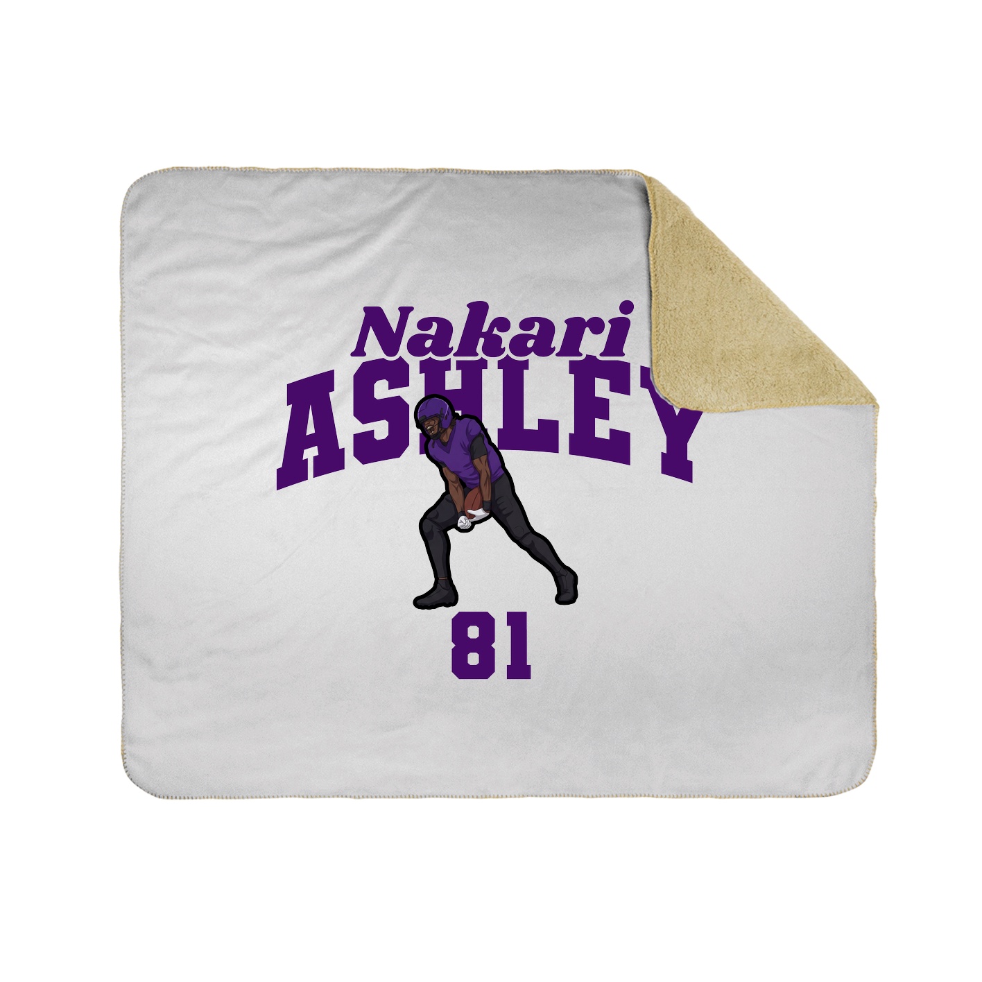 Throw Blanket — Signature Arch in White