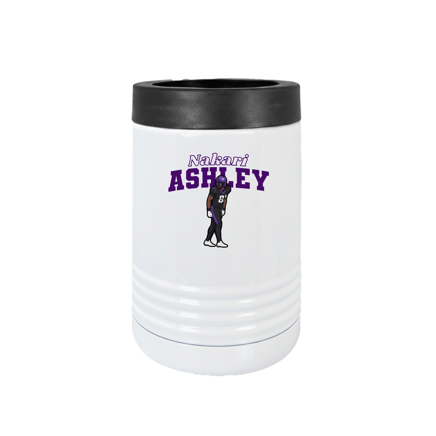 Beverage Holder — Name Arch in White