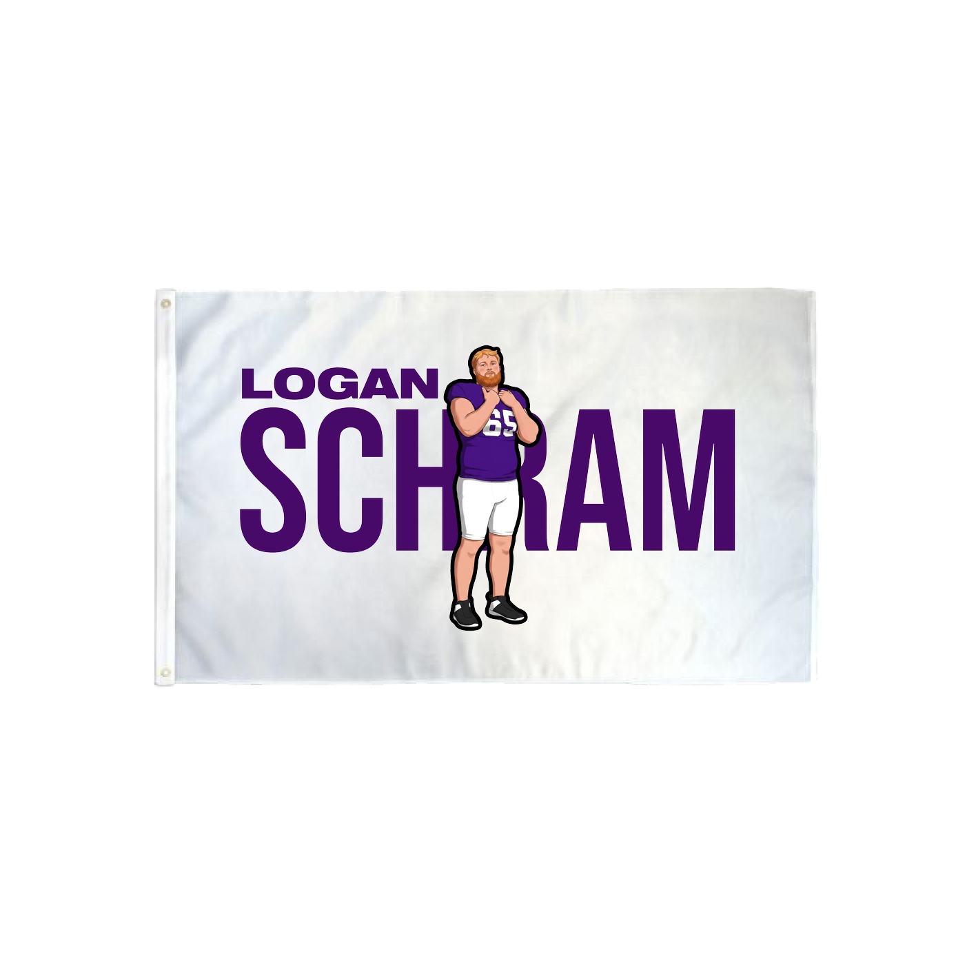 3x5 Flag — Player Name in Classic