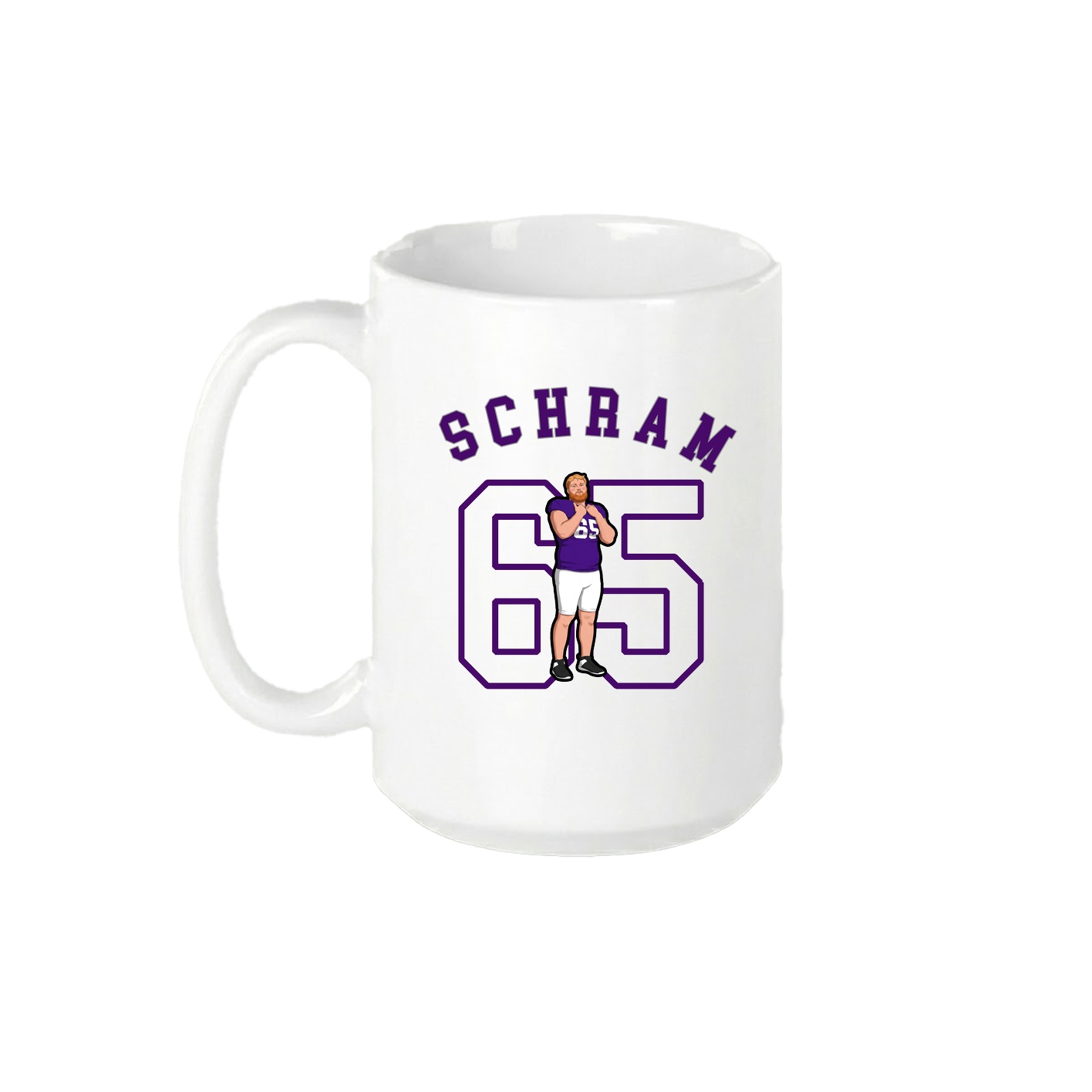 15oz Coffee Mug — Shirsey Arch in White