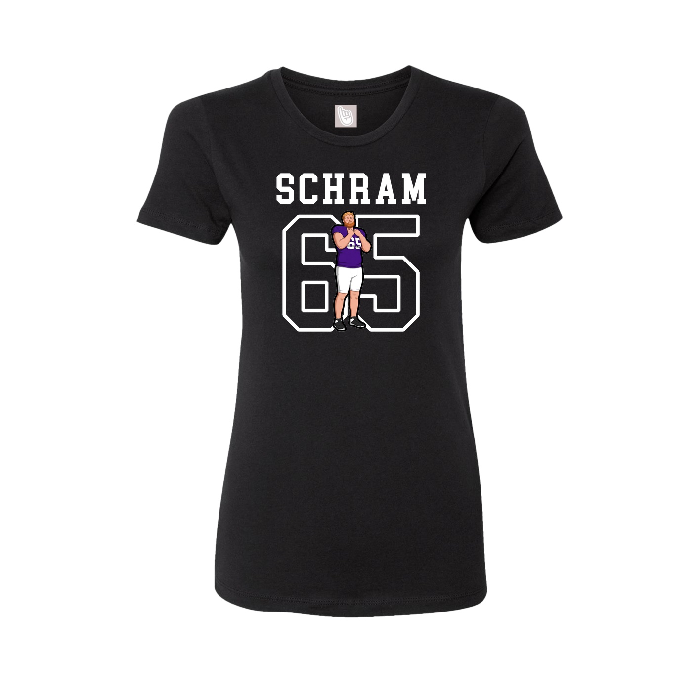 Fitted Women's Tee — Shirsey in Black