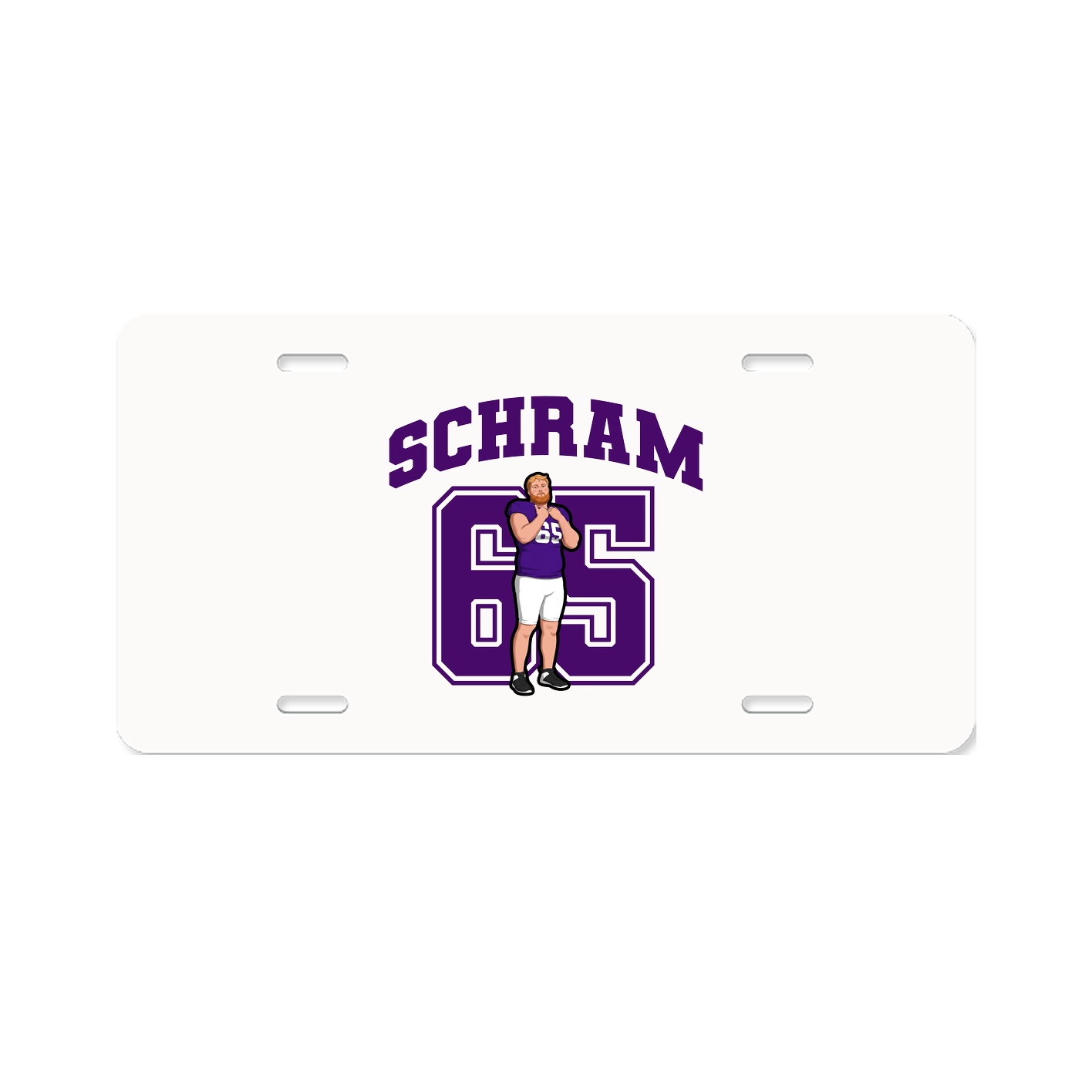License Plate — Number in Classic