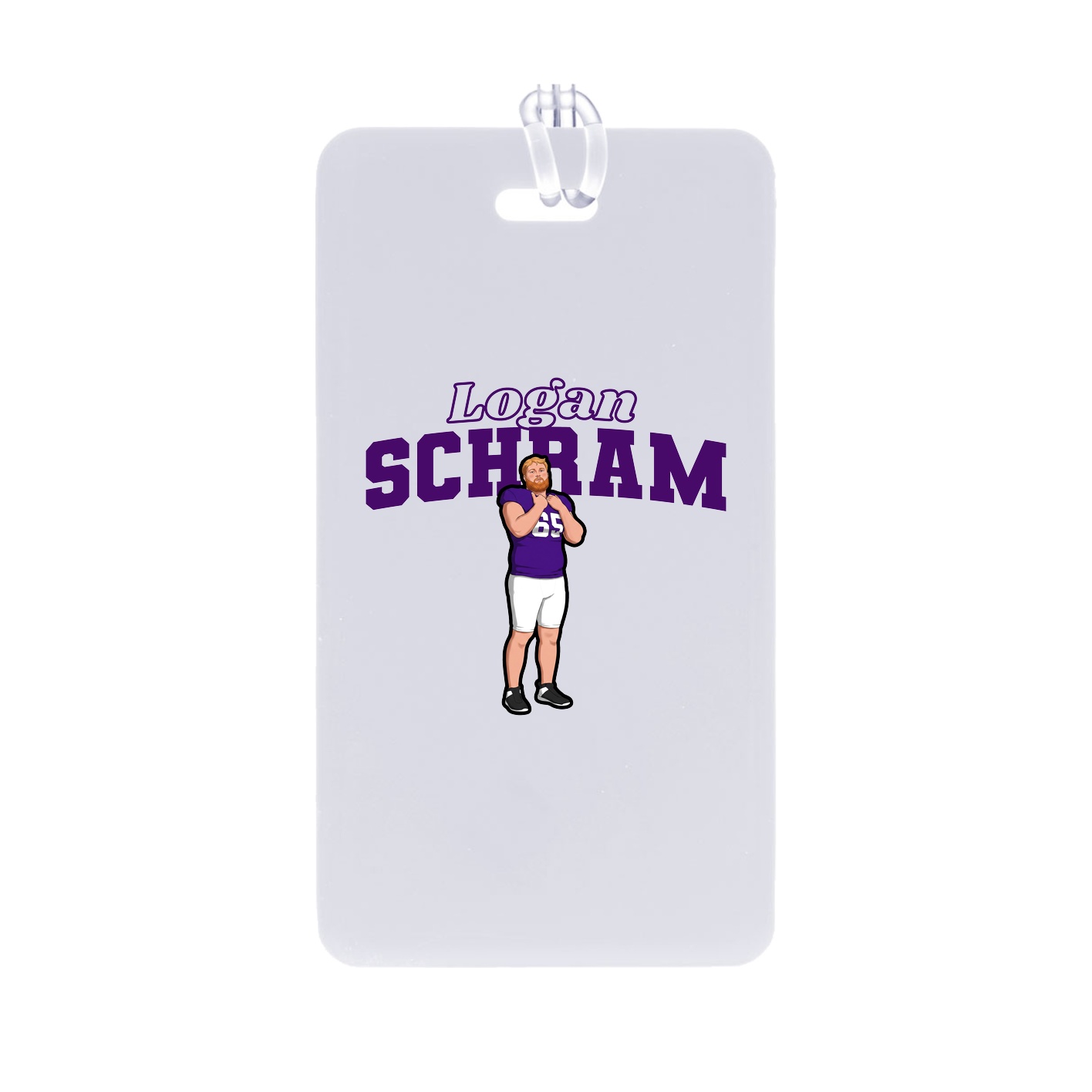 Bag Tag — Name Arch in Classic
