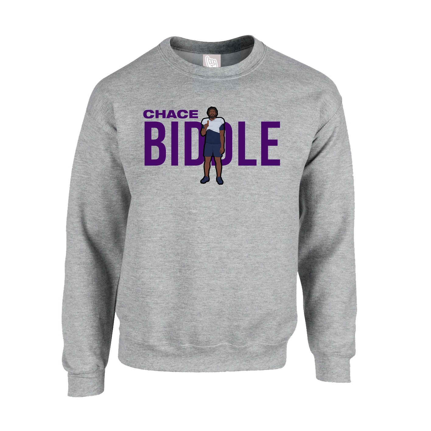 Fleece Crew — Player Name in Grey