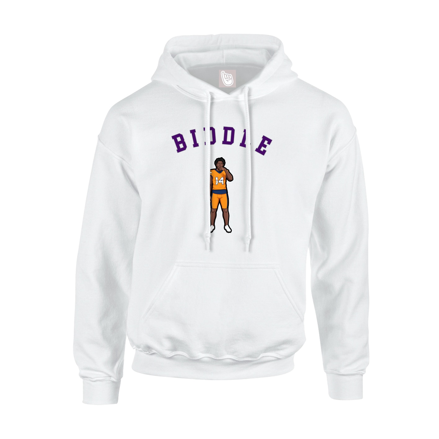 Hoodie — Shirsey Arch in White