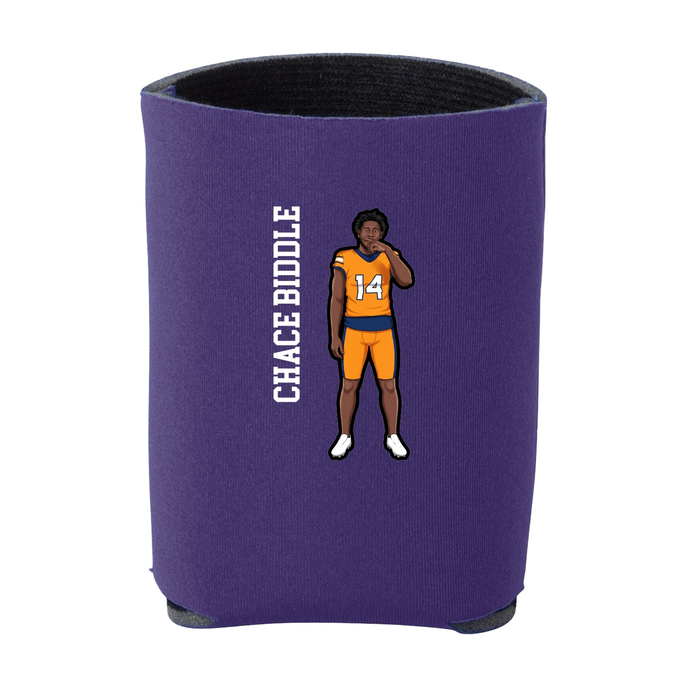 Can Holder — Name Vertical in Purple