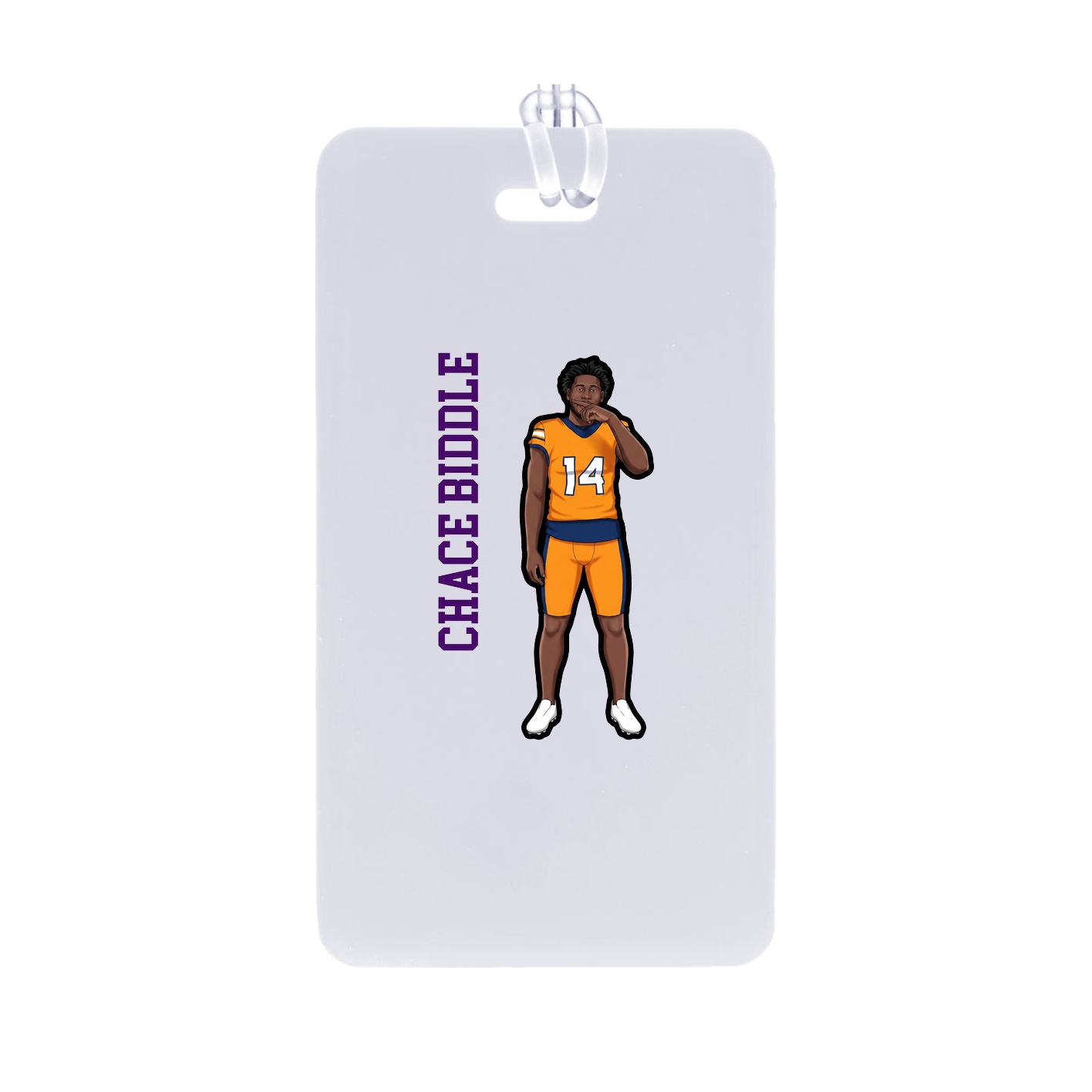Bag Tag — Name Vertical in Classic